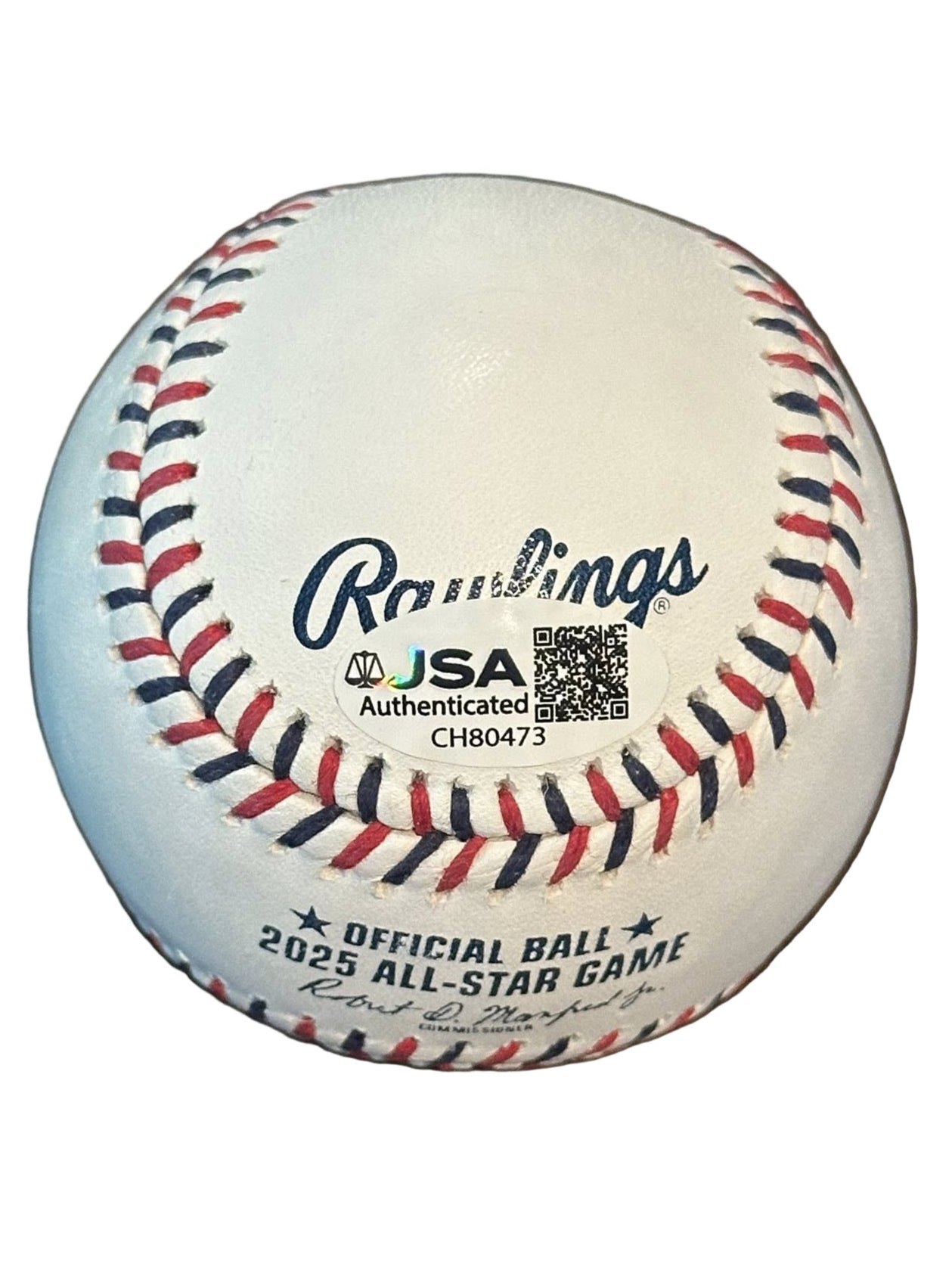 Jonathan Aranda Autographed 2025 MLB All Star Game Baseball JSA COA Rays