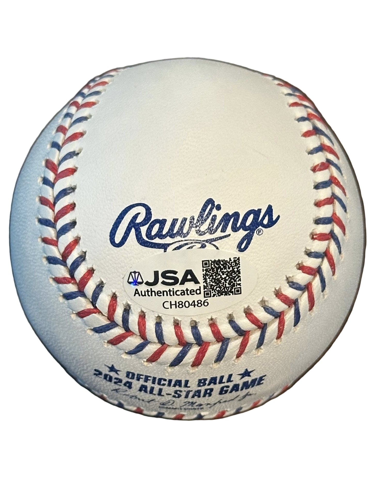 Jurickson Profar Autographed 2024 MLB All Star Game Baseball JSA COA Braves