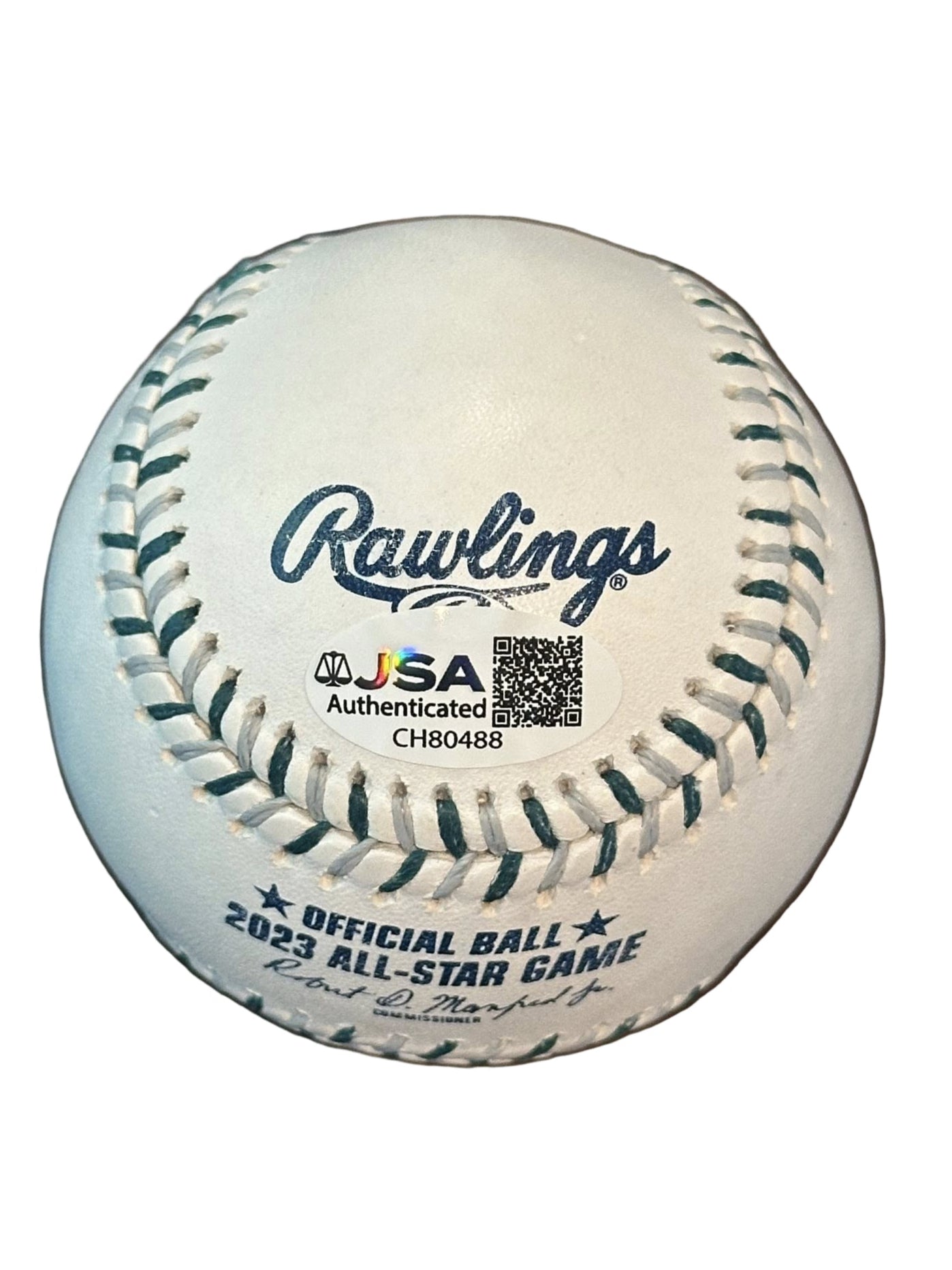 Ozzie Albies Autographed 2023 MLB All Star Game Baseball JSA COA Atlanta Braves
