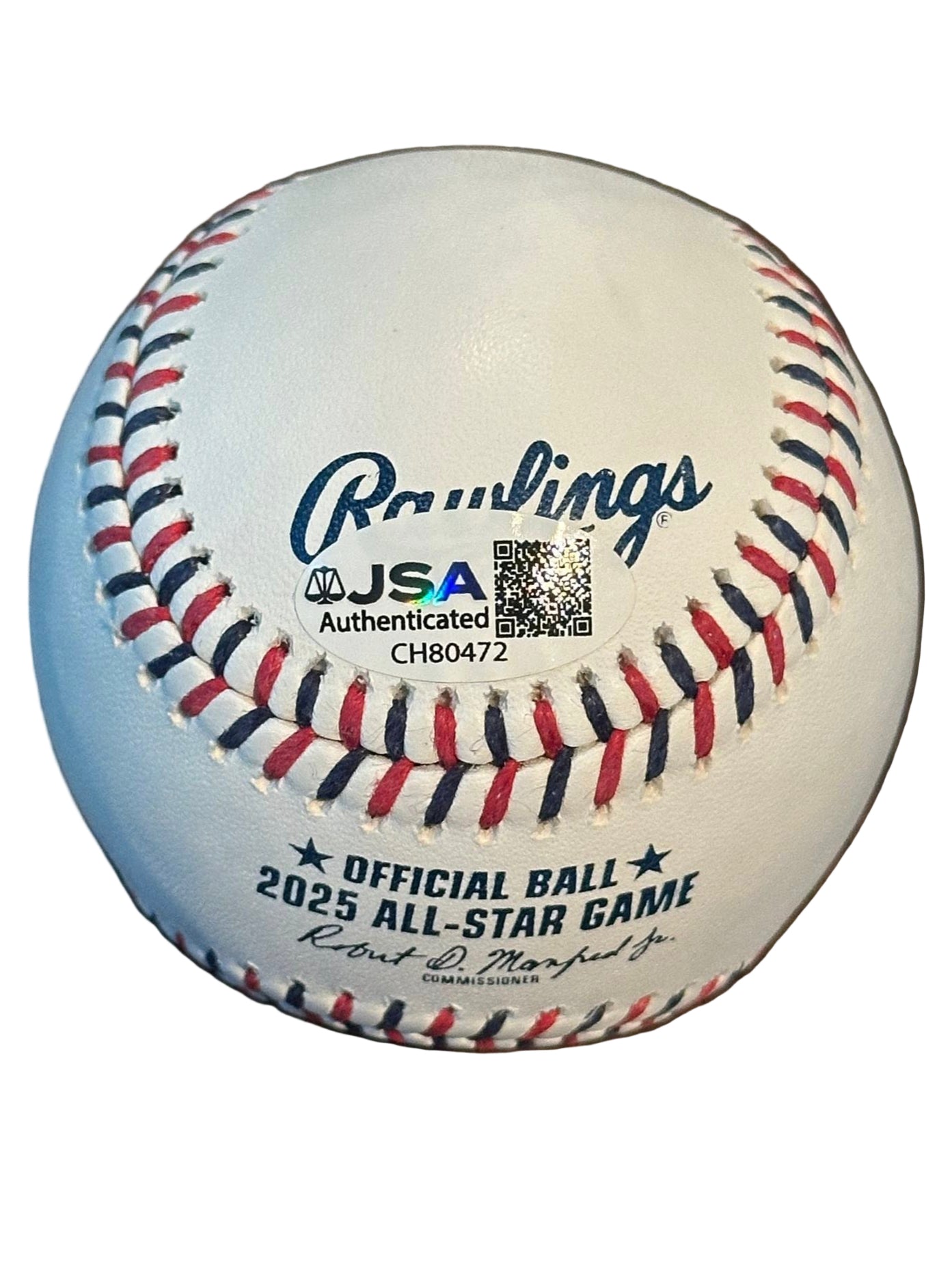 Jonathan Aranda Autographed 2025 MLB All Star Game Baseball JSA COA Rays