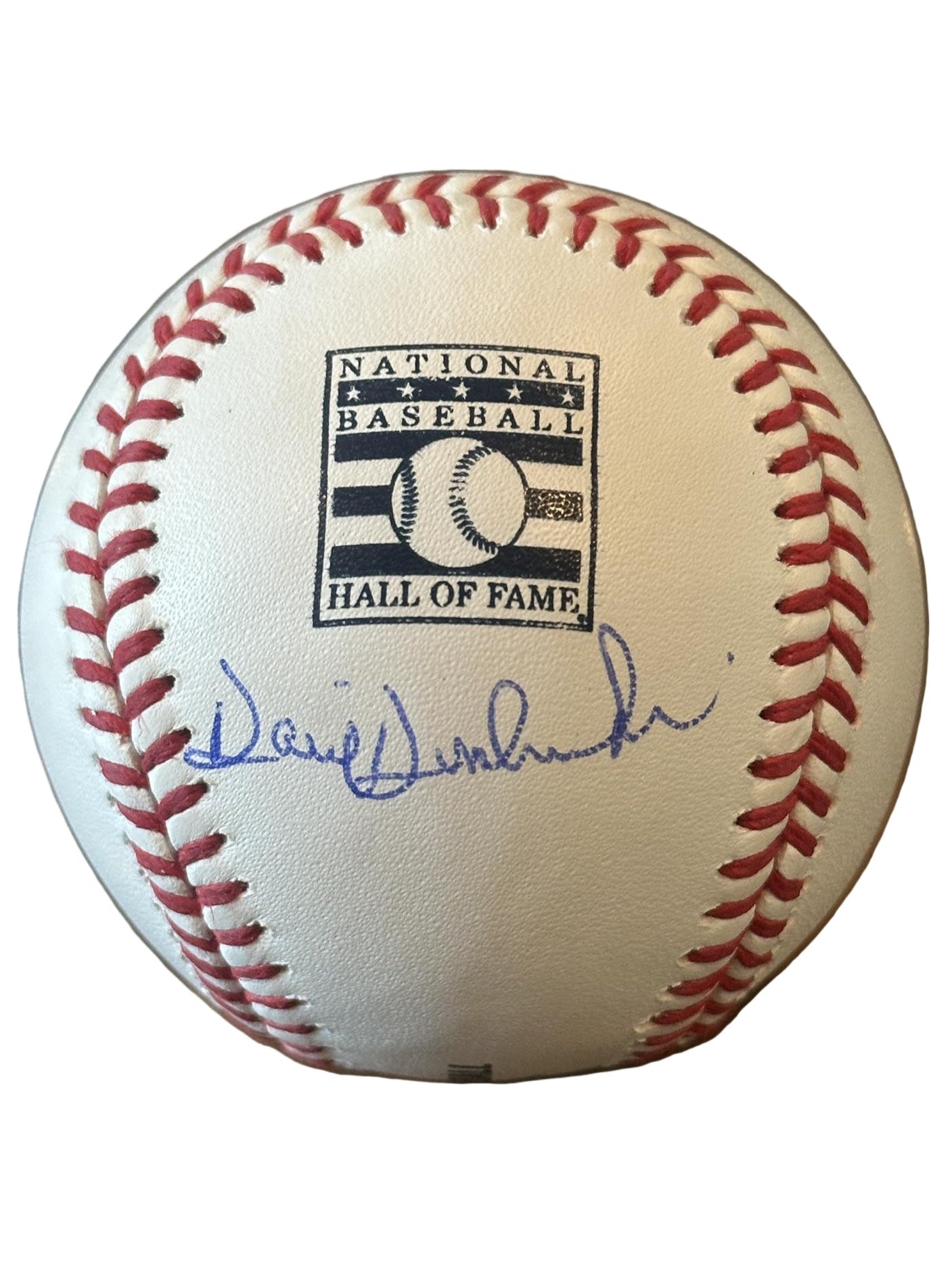 Dave Dombrowski Autographed Hall of Fame MLB Baseball Tigers, Red Sox, Phillies