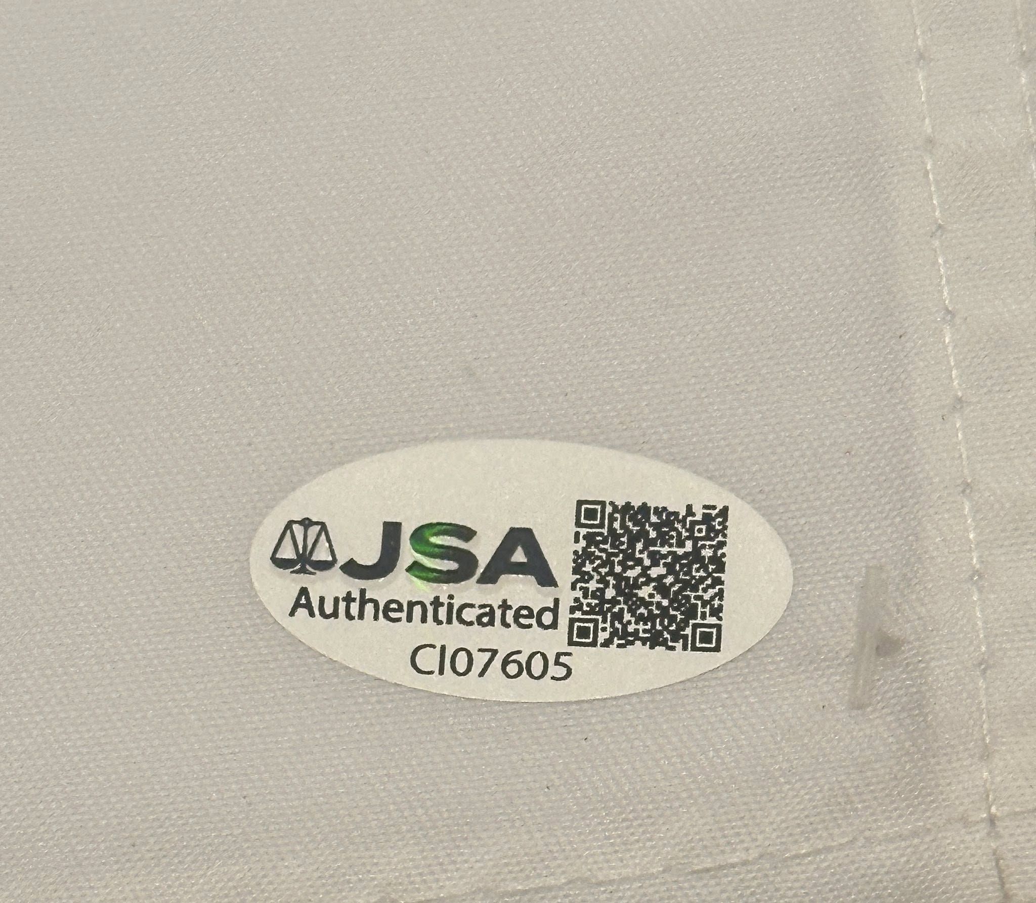 Ludvig Aberg Autographed 2025 Ryder Cup Pin Flag Team Europe JSA COA