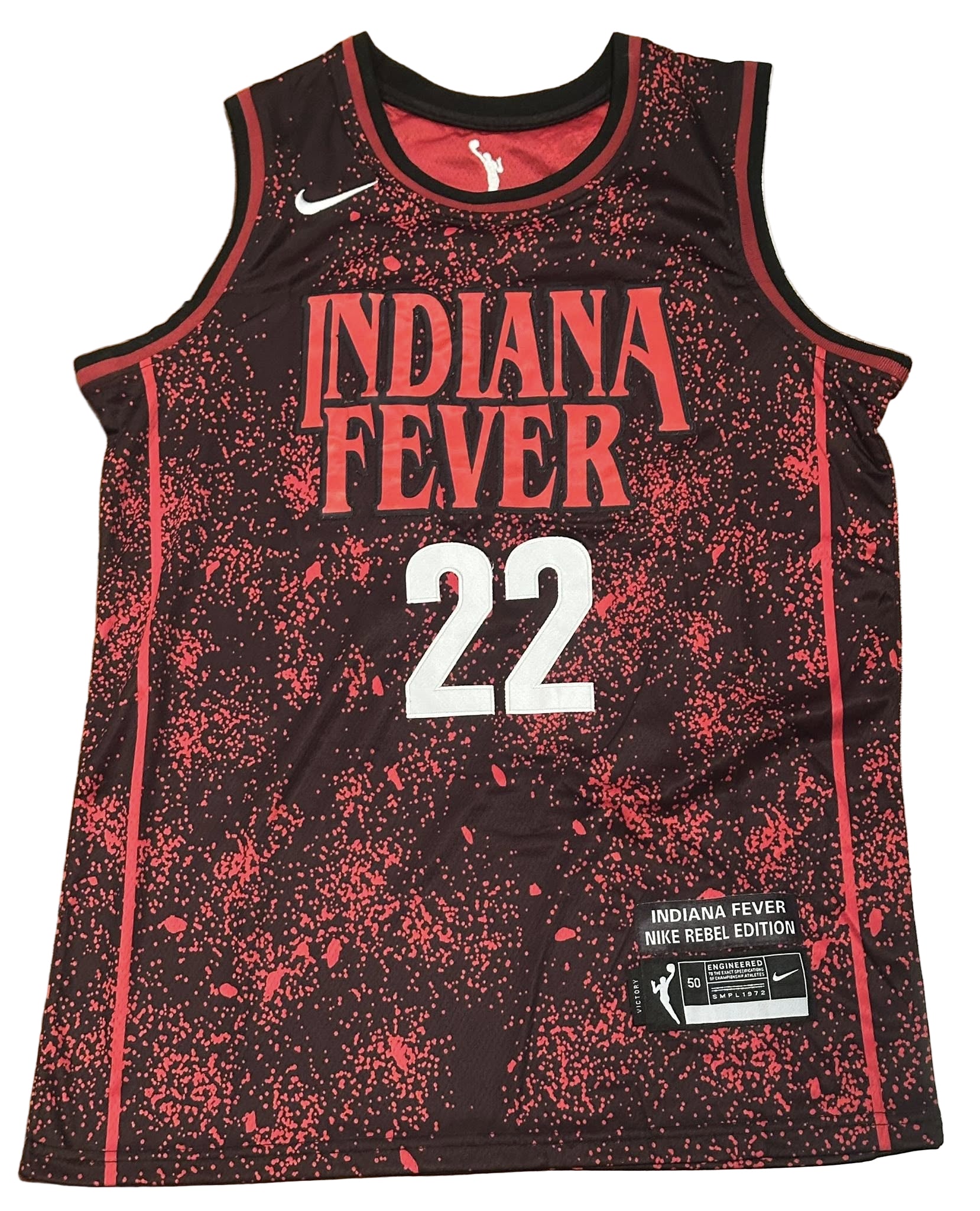Caitlin Clark Autographed Indiana Fever Rebel Edition Jersey JSA LOA
