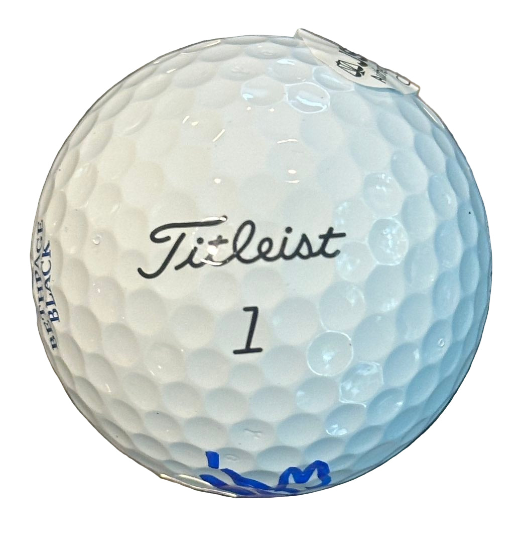 Ludvig Aberg Autographed 2025 Ryder Cup Golf Ball JSA COA Team Europe