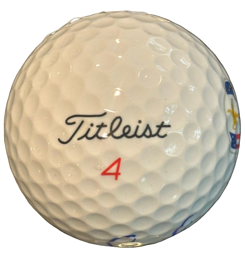 Sepp Straka Autographed 2025 Ryder Cup Golf Ball JSA COA Team Europe