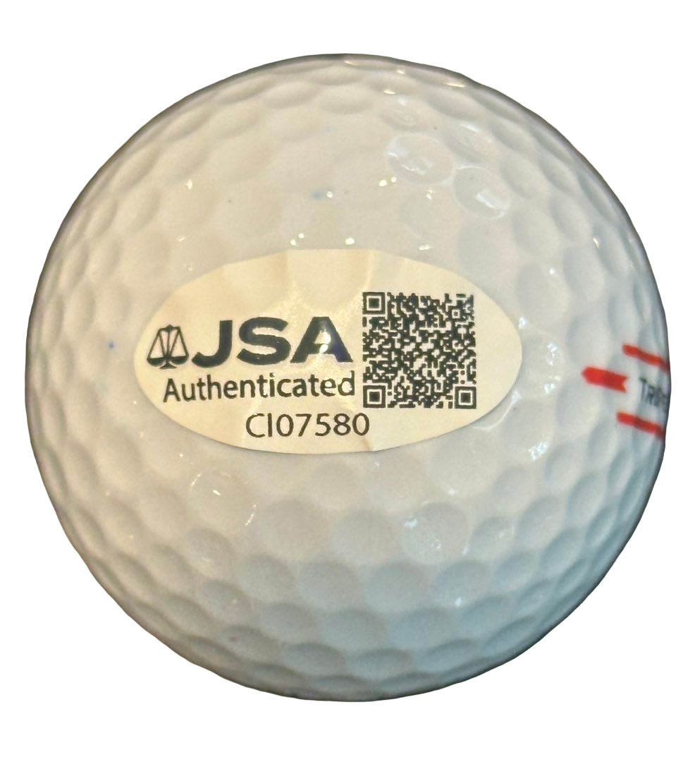Sepp Straka Autographed 2025 Ryder Cup Golf Ball JSA COA Team Europe