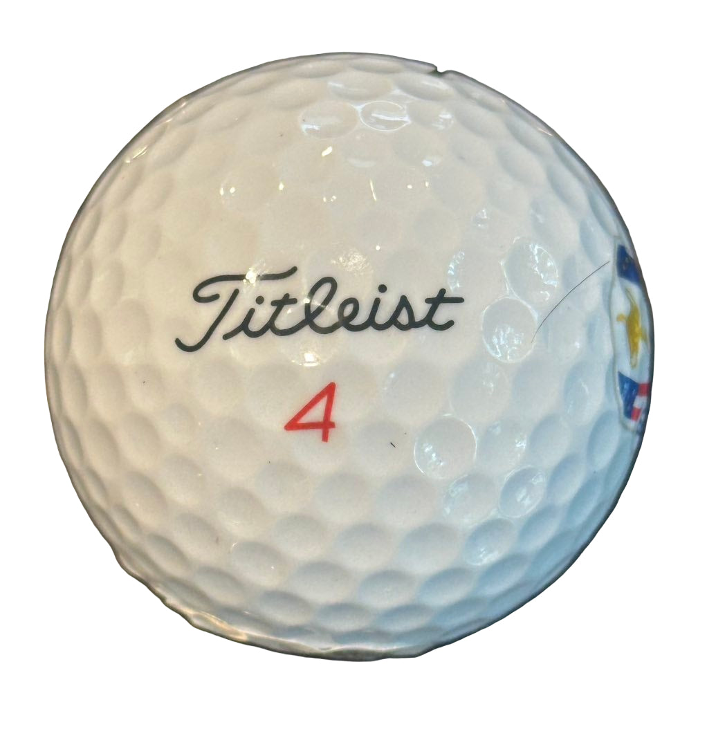 Ludvig Aberg Autographed 2025 Ryder Cup Golf Ball JSA COA Team Europe