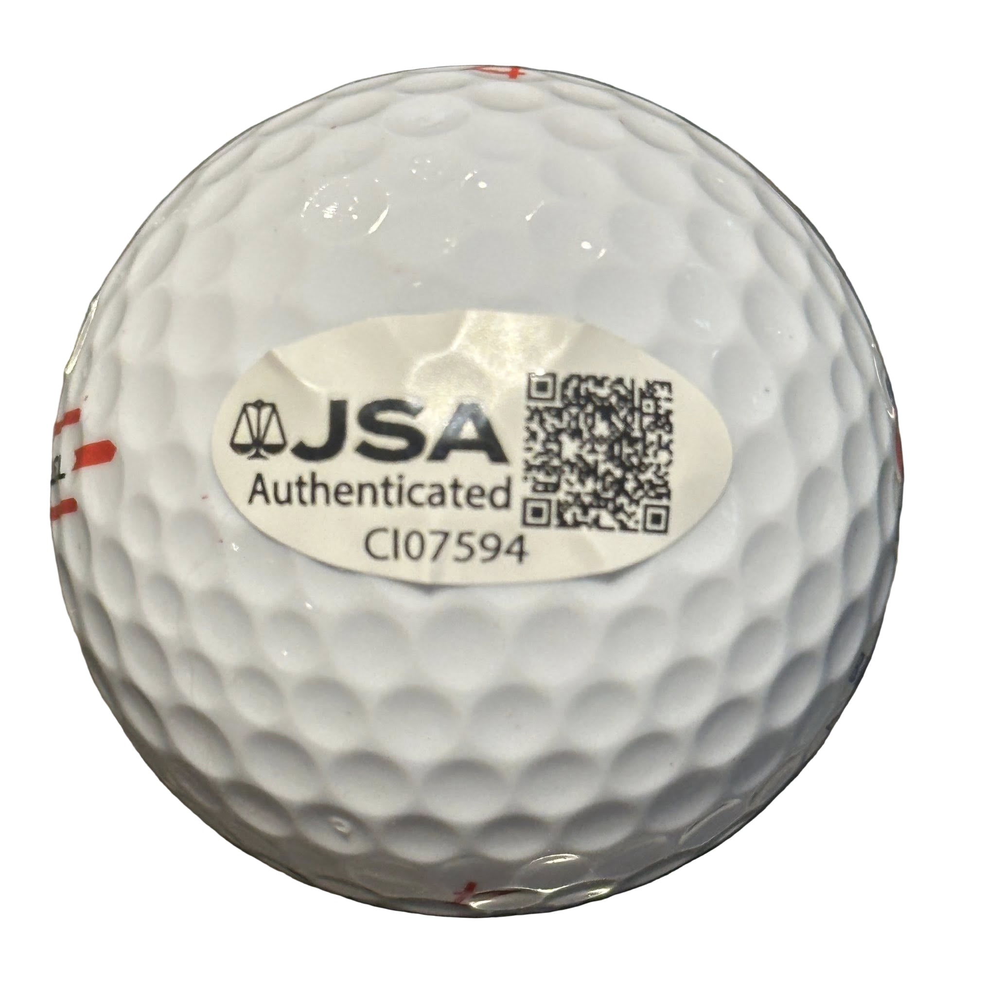 Viktor Hovland Autographed 2025 Ryder Cup Golf Ball JSA COA Team Europe