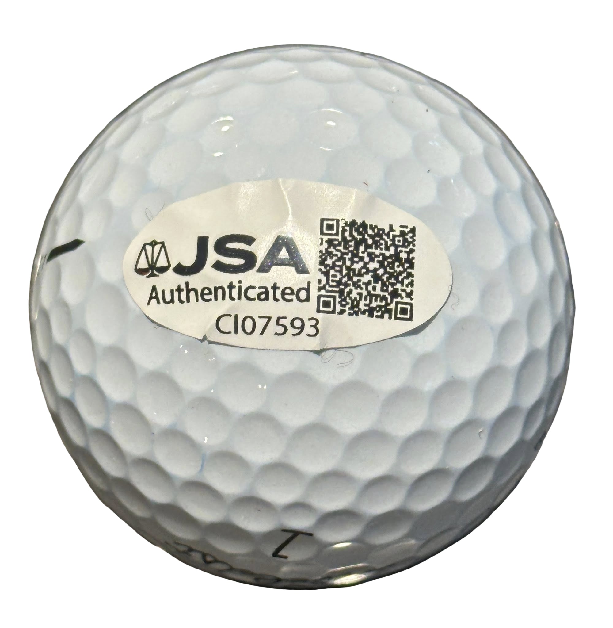 Viktor Hovland Autographed 2025 Ryder Cup Golf Ball JSA COA Team Europe