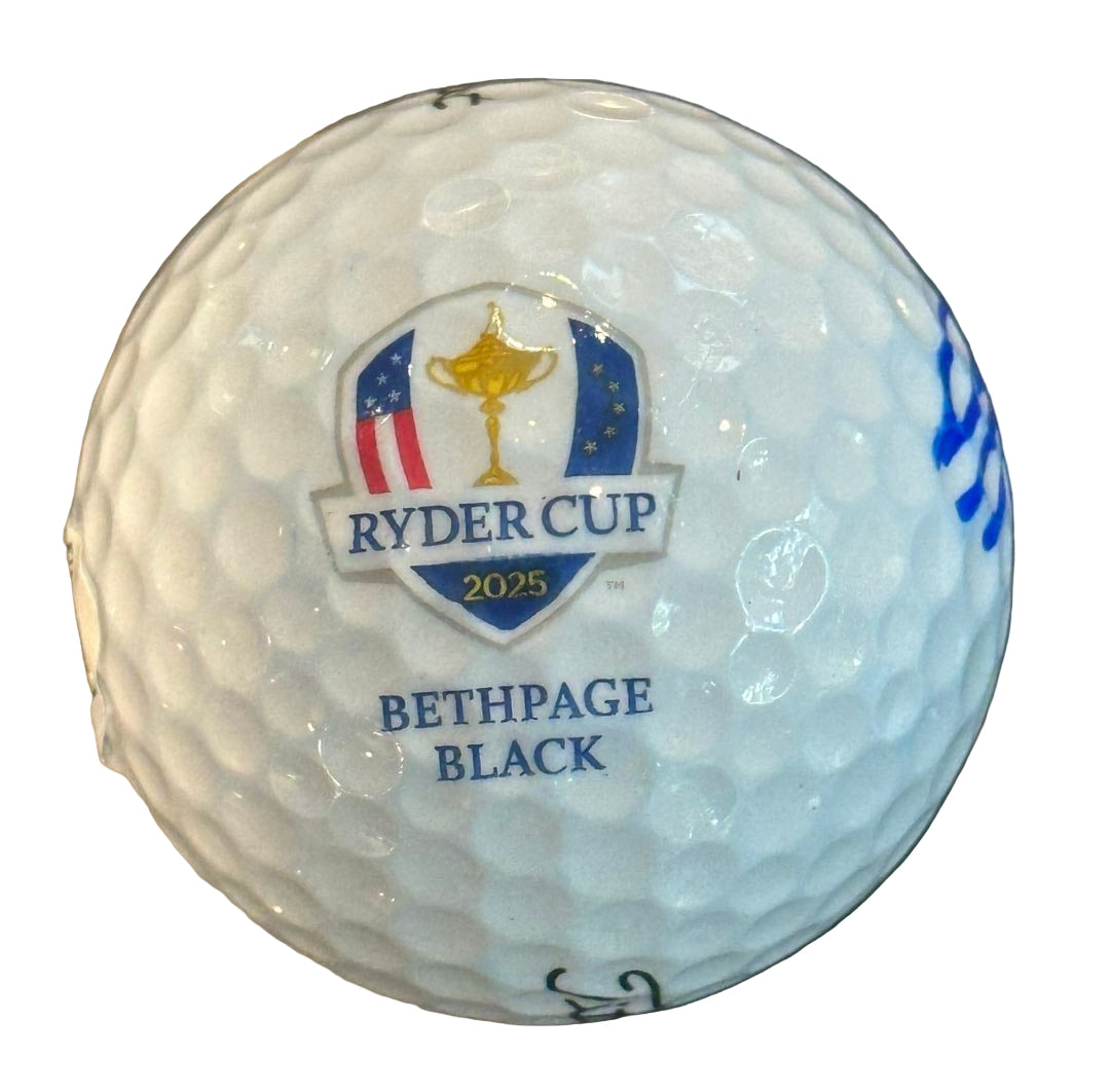 Robert MacIntyre Autographed 2025 Ryder Cup Golf Ball JSA COA Team Europe