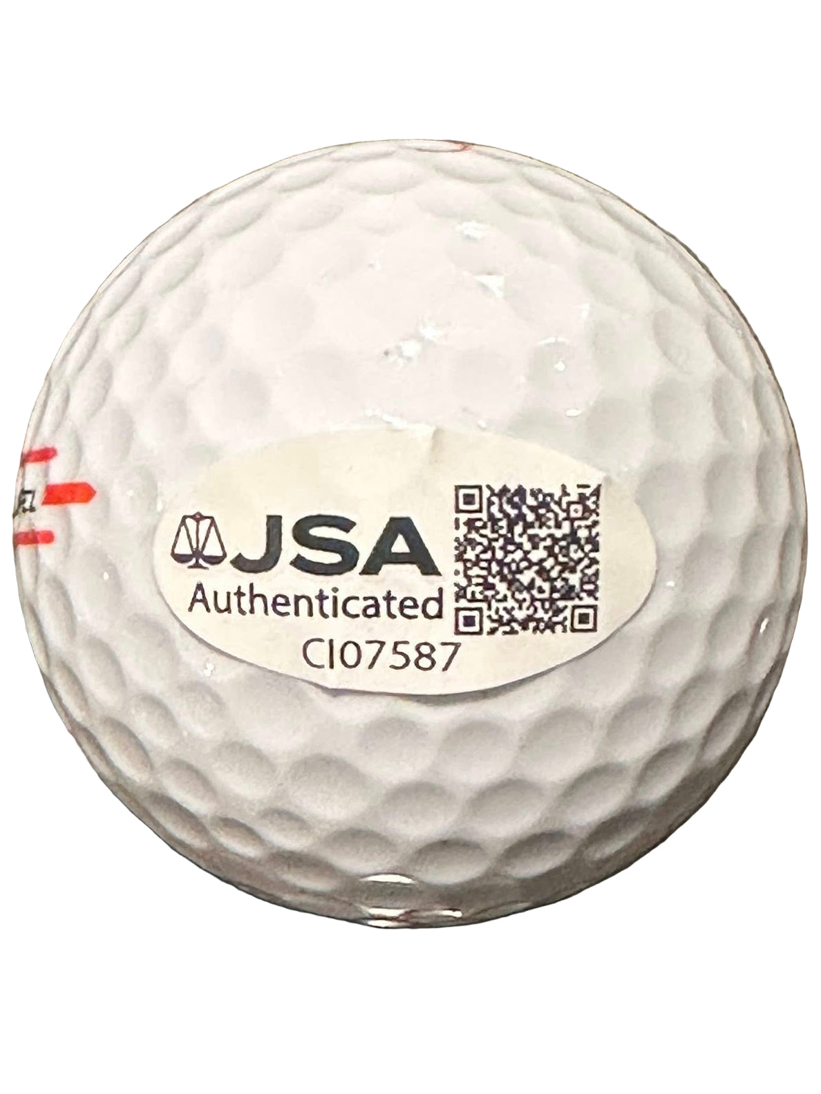 Shane Lowry Autographed 2025 Ryder Cup Golf Ball JSA COA Team Europe