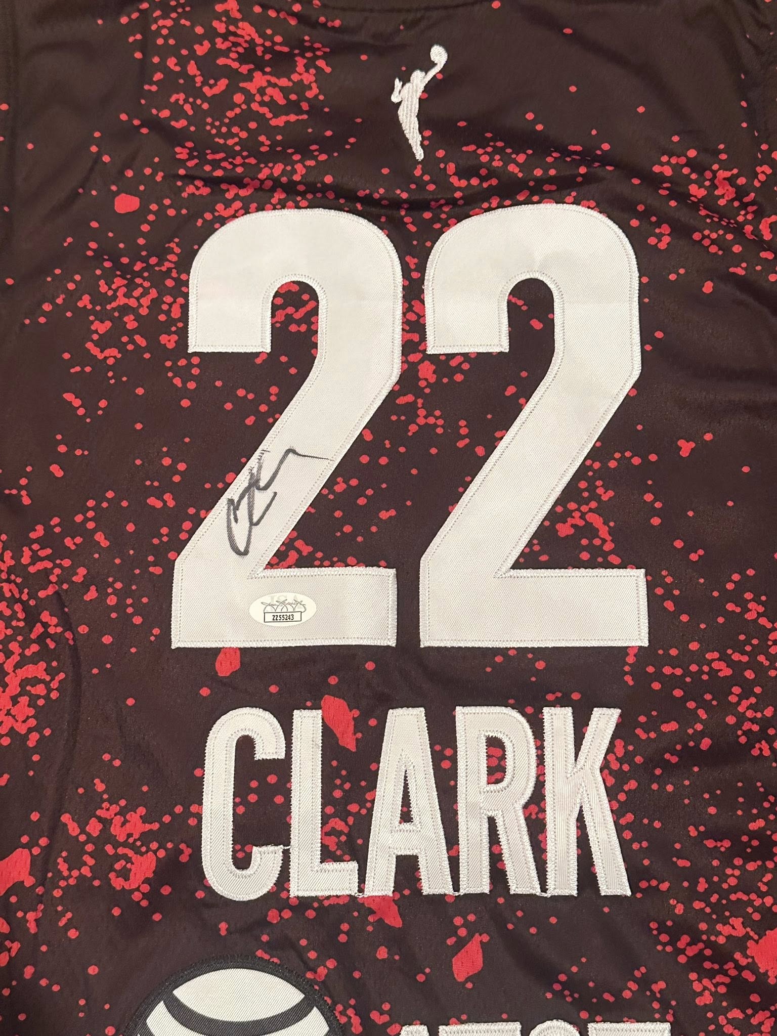 Caitlin Clark Autographed Indiana Fever Rebel Edition Jersey JSA LOA