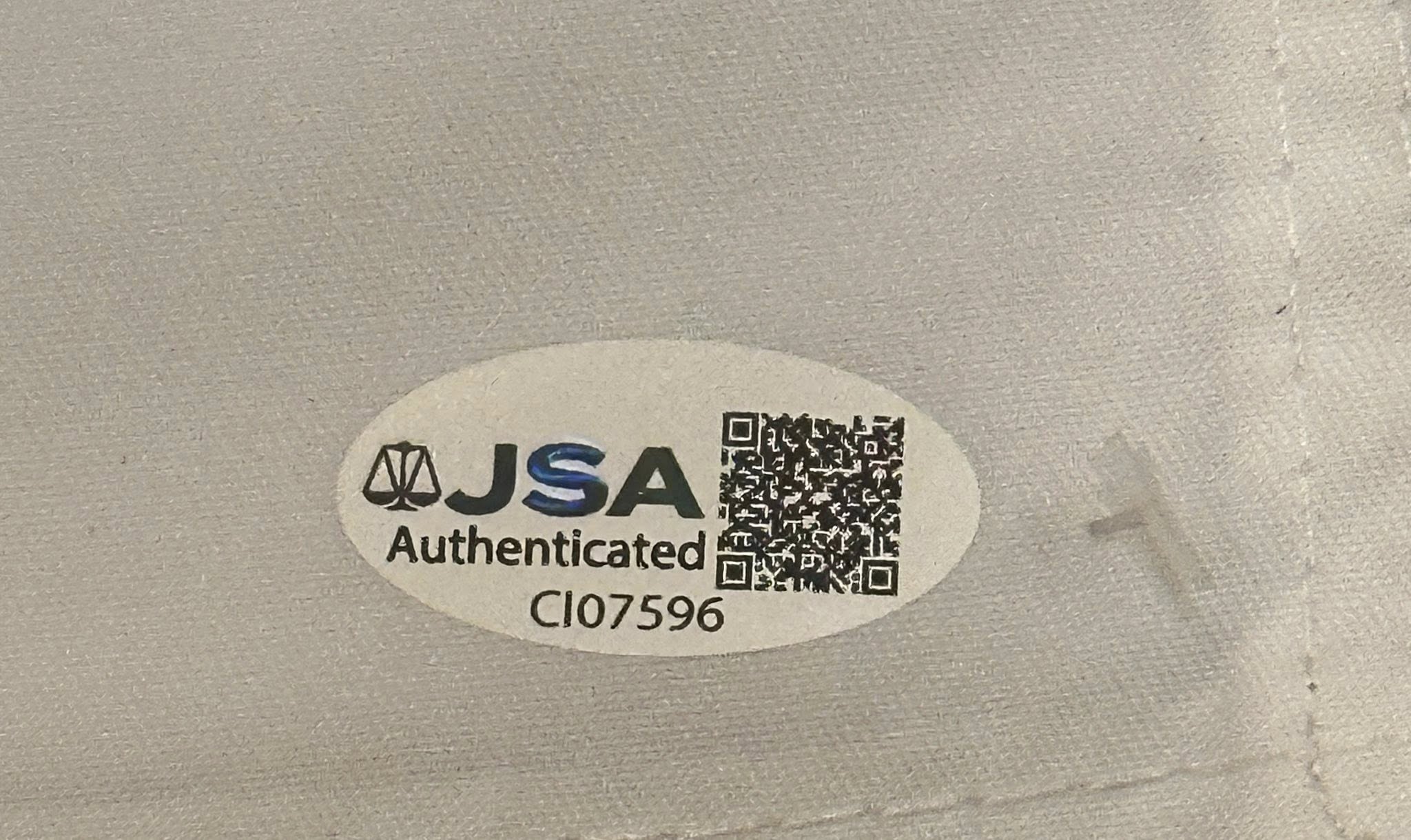 Justin Rose Autographed 2025 Ryder Cup Pin Flag Team Europe JSA COA