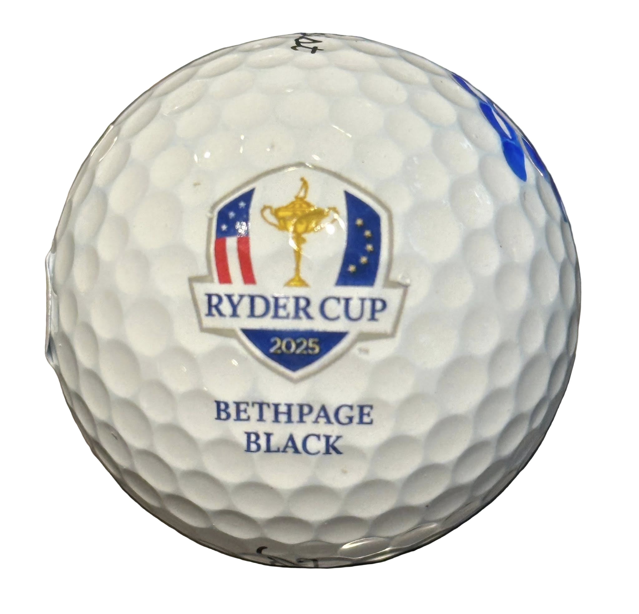 Viktor Hovland Autographed 2025 Ryder Cup Golf Ball JSA COA Team Europe