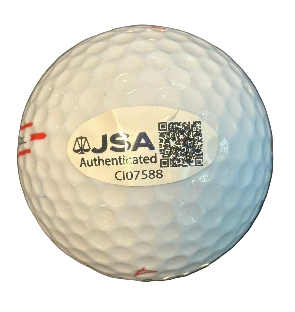 Robert MacIntyre Autographed 2025 Ryder Cup Golf Ball JSA COA Team Europe