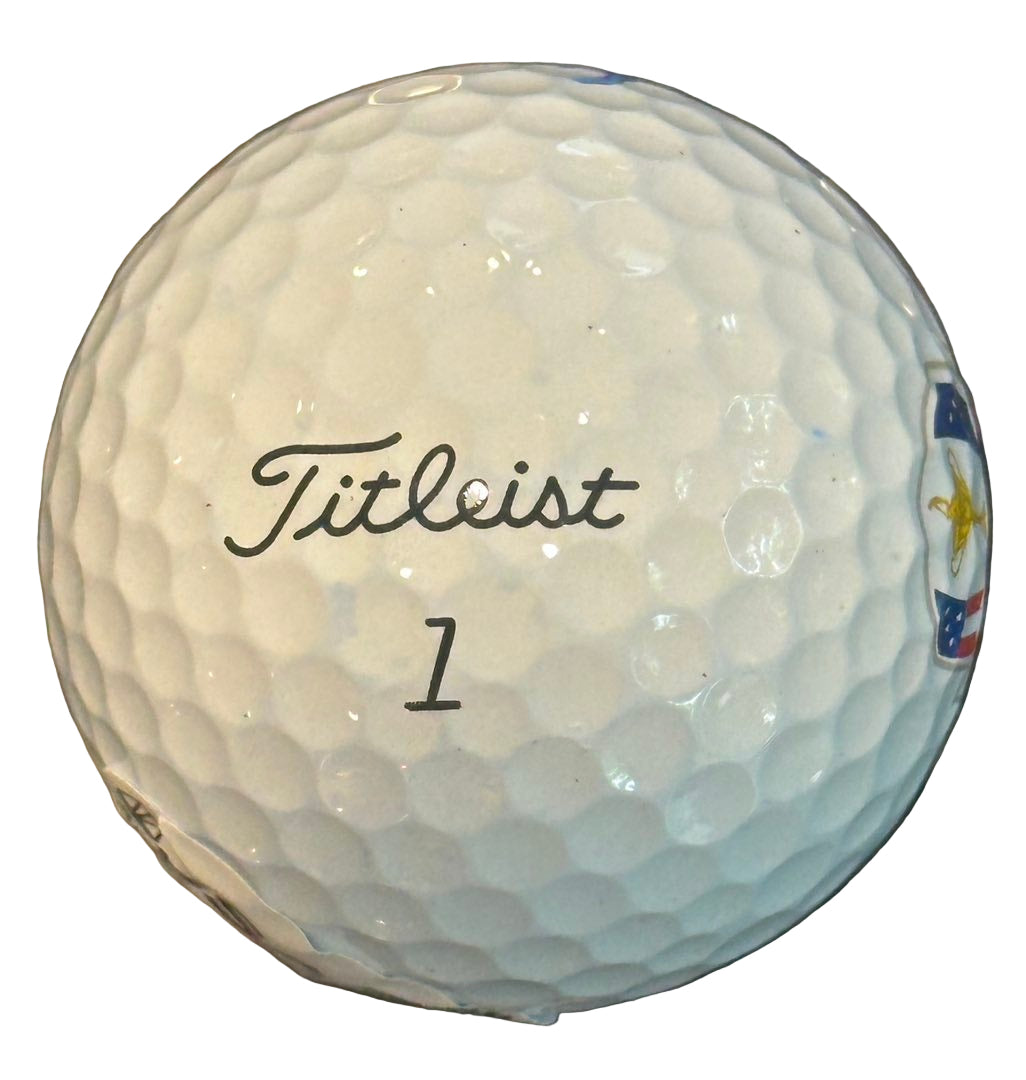 Sepp Straka Autographed 2025 Ryder Cup Golf Ball JSA COA Team Europe