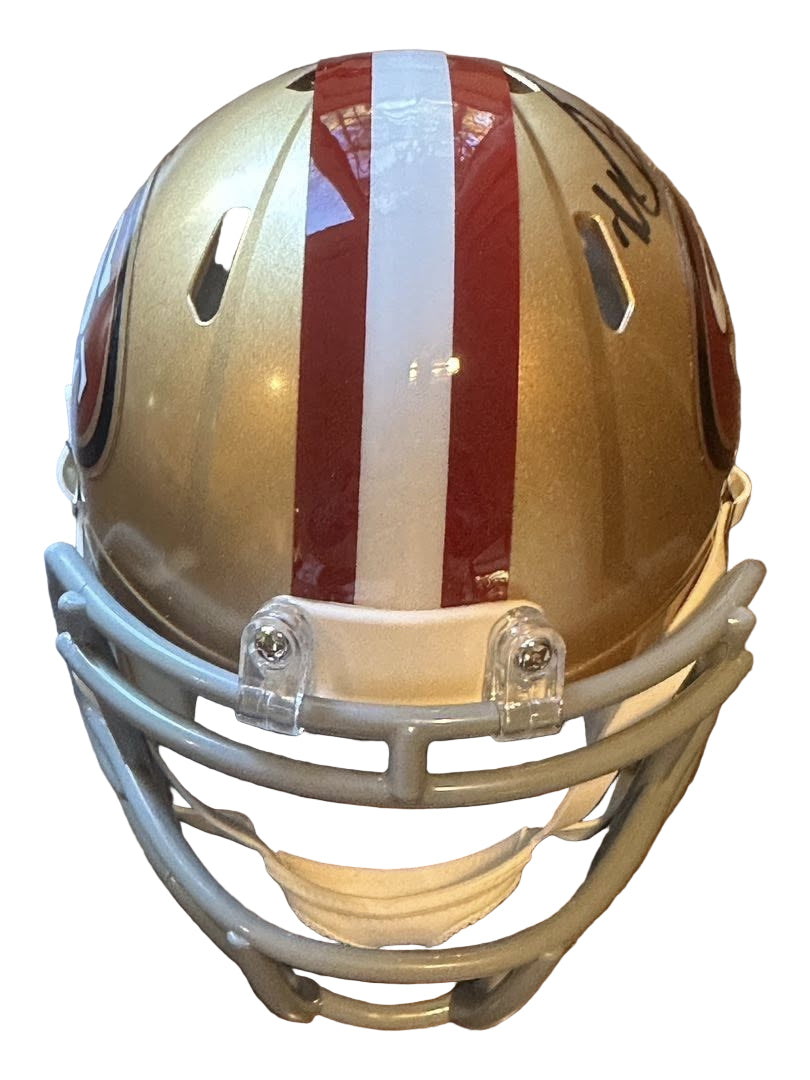 Mac Jones Autographed San Francisco 49ers Mini Helmet