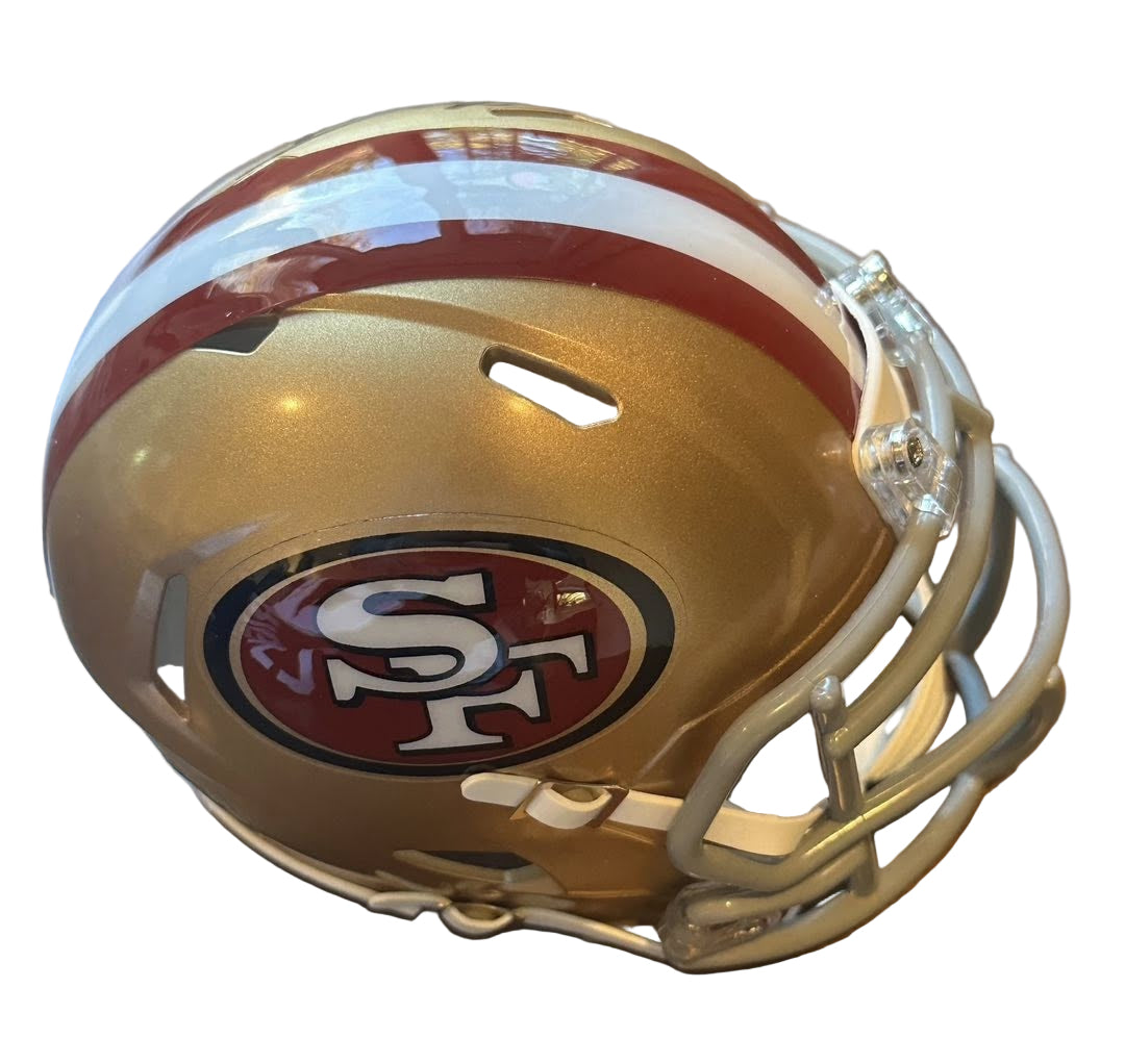 Mac Jones Autographed San Francisco 49ers Mini Helmet