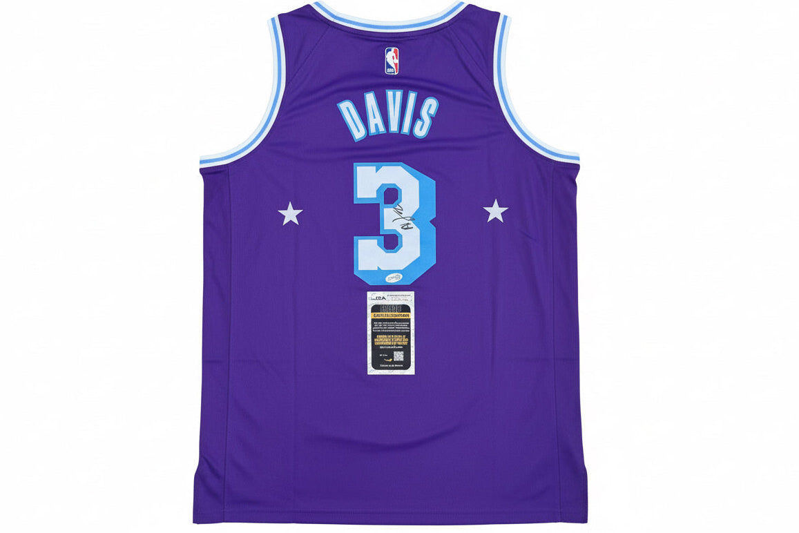 Anthony Davis Signed Autographed Los Angeles Lakers Jersey JSA COA