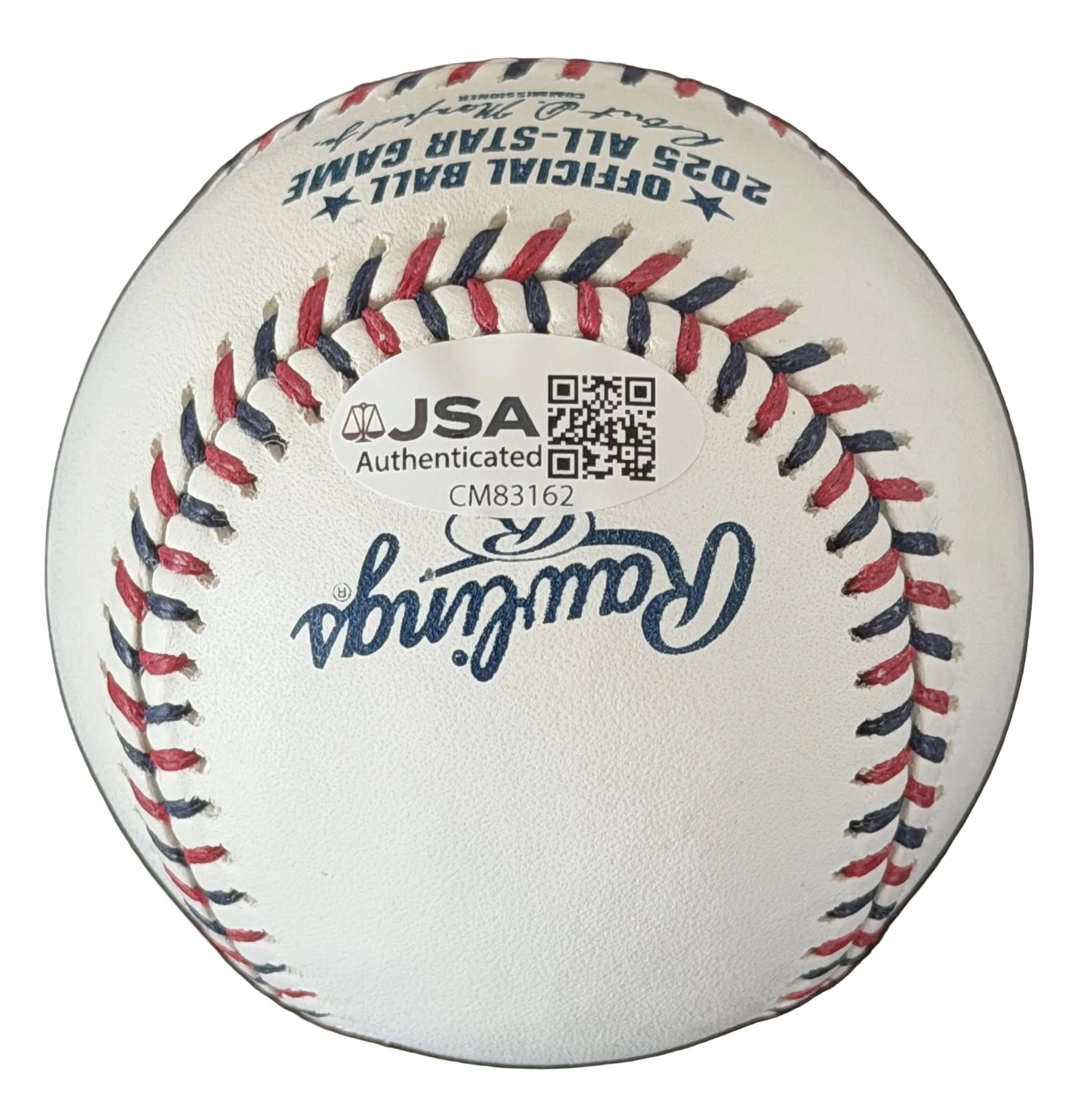 Jacob Wilson Autographed 2025 MLB All Star Game Baseball JSA COA Athletics