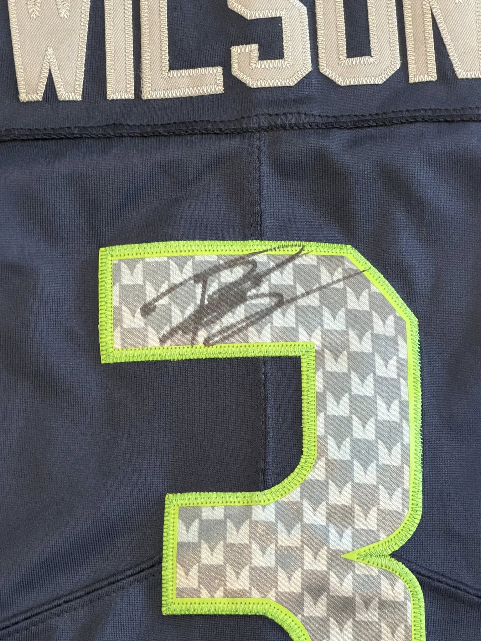 Russell Wilson Autographed Seattle Seahawks Jersey JSA COA