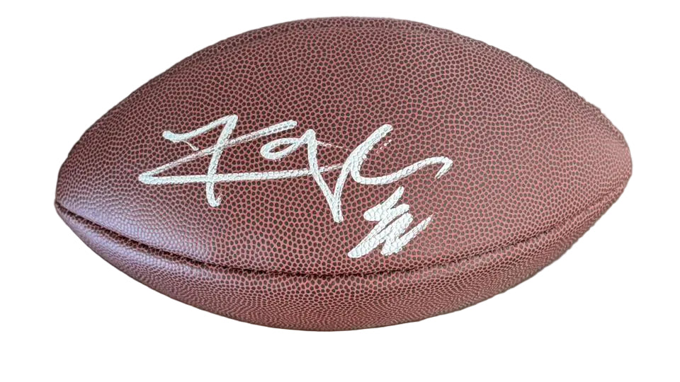 Khalil Mack Autographed Wilson Composite Replica Football JSA COA