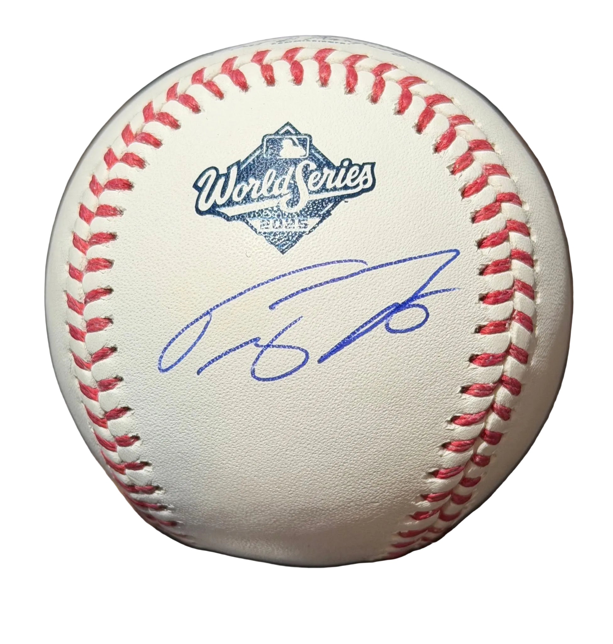 Trey Yesavage Autographed 2025 World Series Baseball JSA COA Toronto Blue Jays
