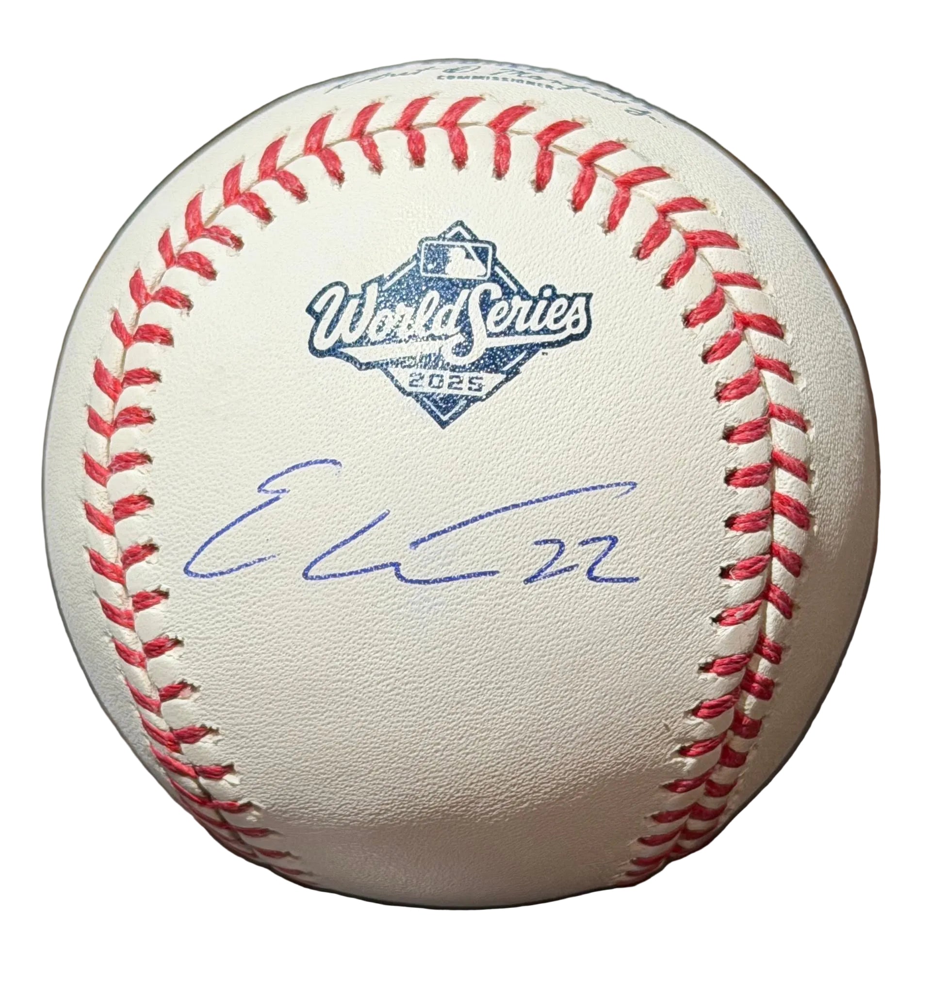 Ernie Clement Autographed 2025 World Series Baseball JSA COA Toronto Blue Jays