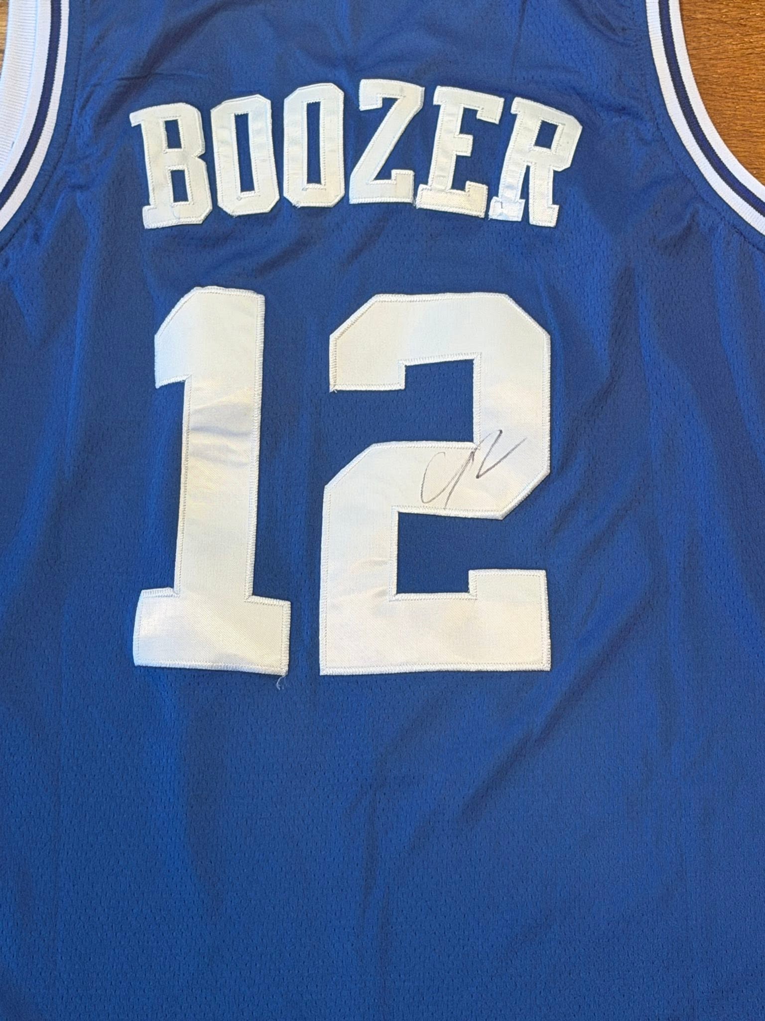 Cameron Boozer Signed Autographed Duke Blue Devils Jersey