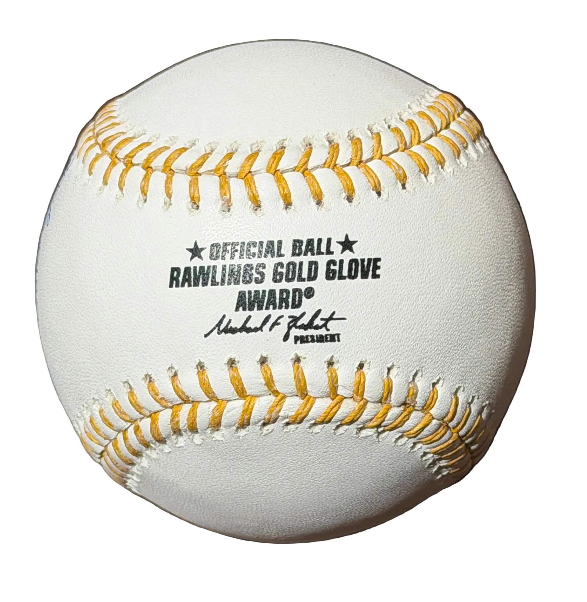 Placido Polanco Autographed & Inscribed Gold Glove Award Baseball Phillies