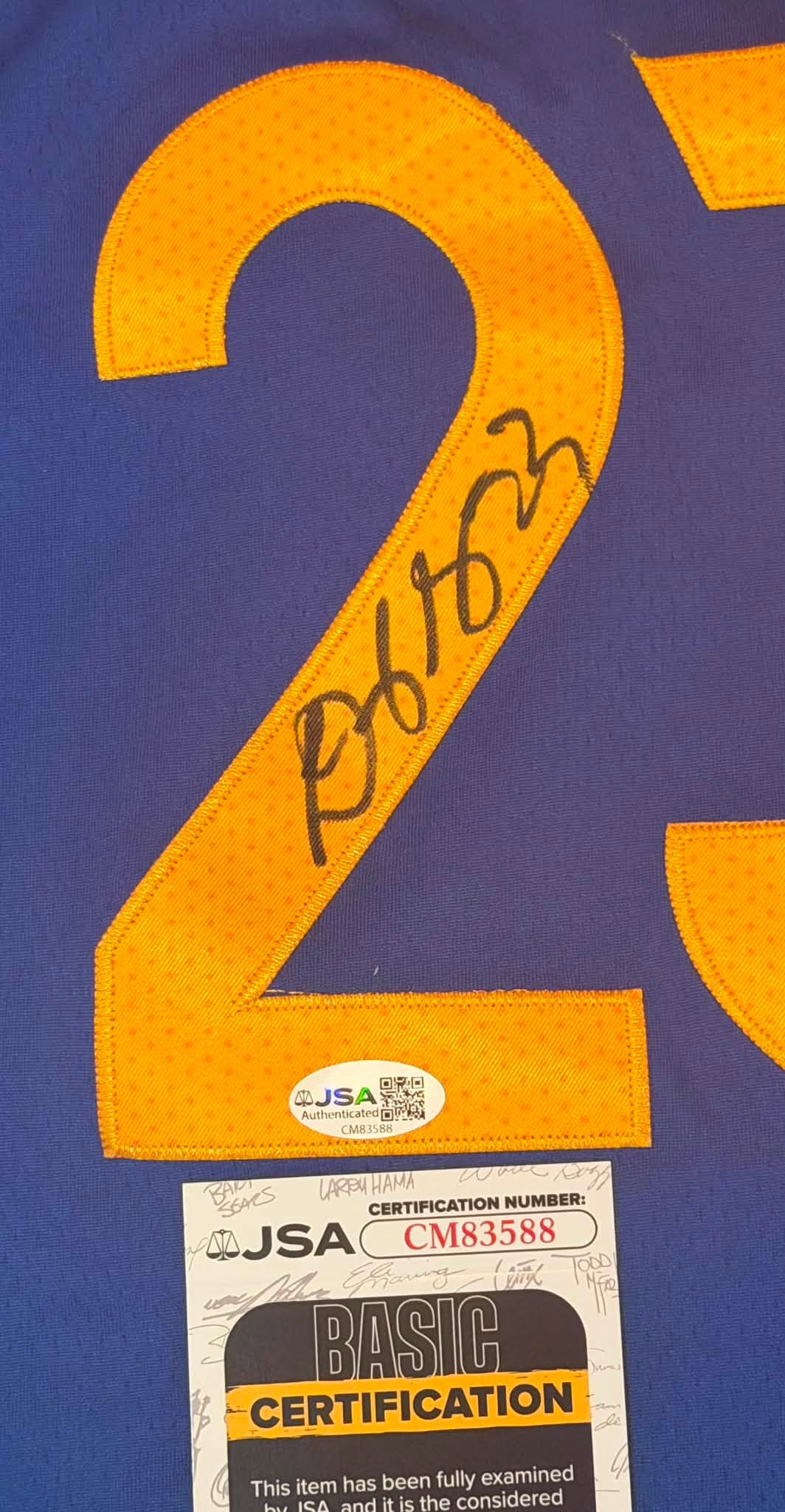 Draymond Green Signed Autographed Golden State Warriors Jersey JSA COA
