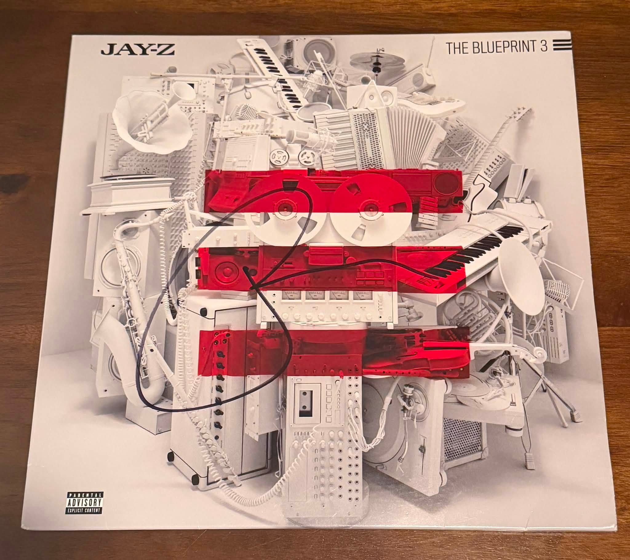 Jay-Z Signed Autographed The Blueprint 3 VINYL LP JSA LOA