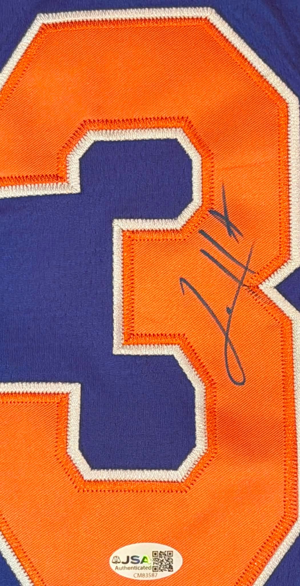 Josh Hart Signed Autographed New York Knicks Jersey JSA COA