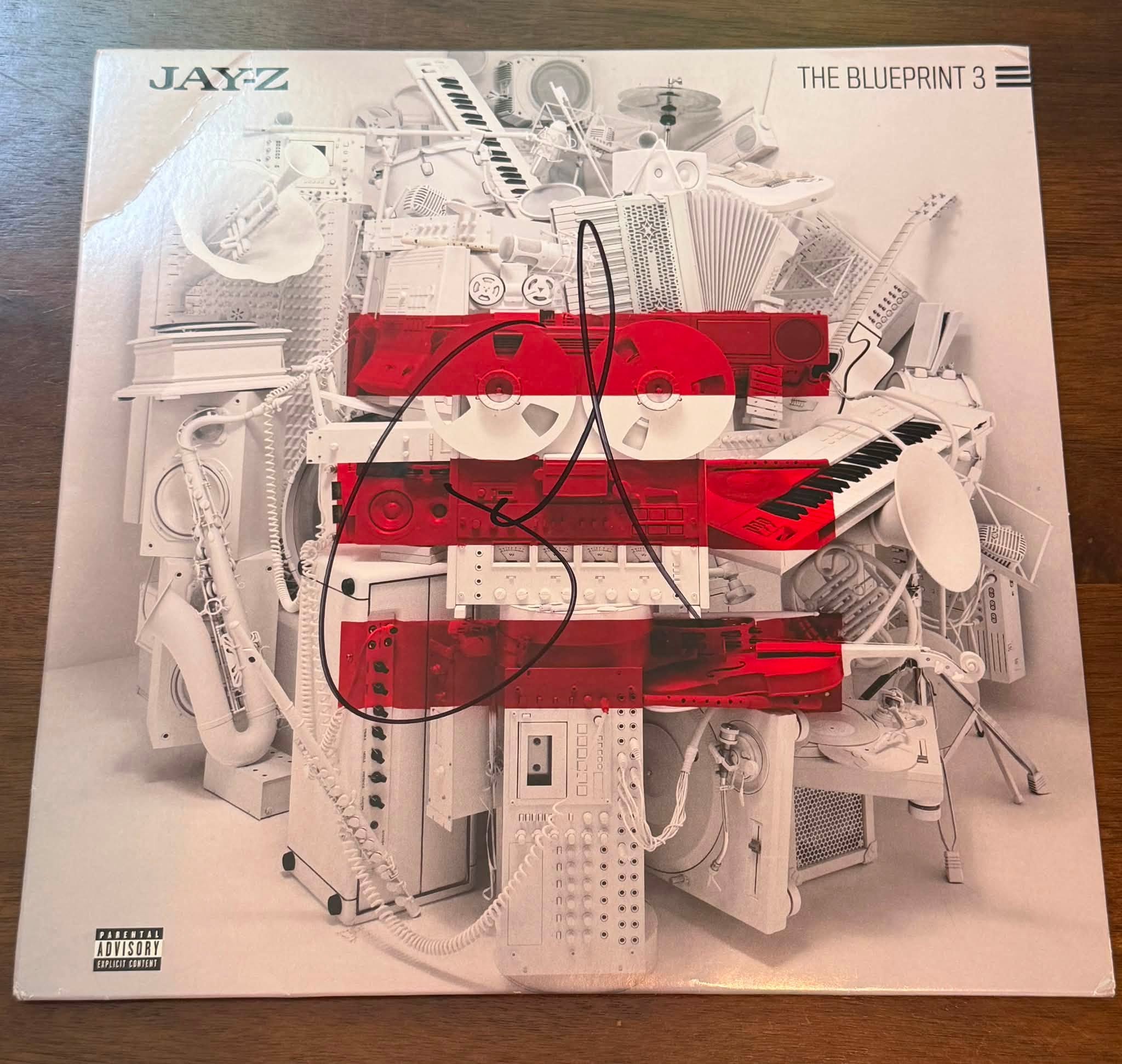 Jay-Z Signed Autographed The Blueprint 3 VINYL LP JSA LOA