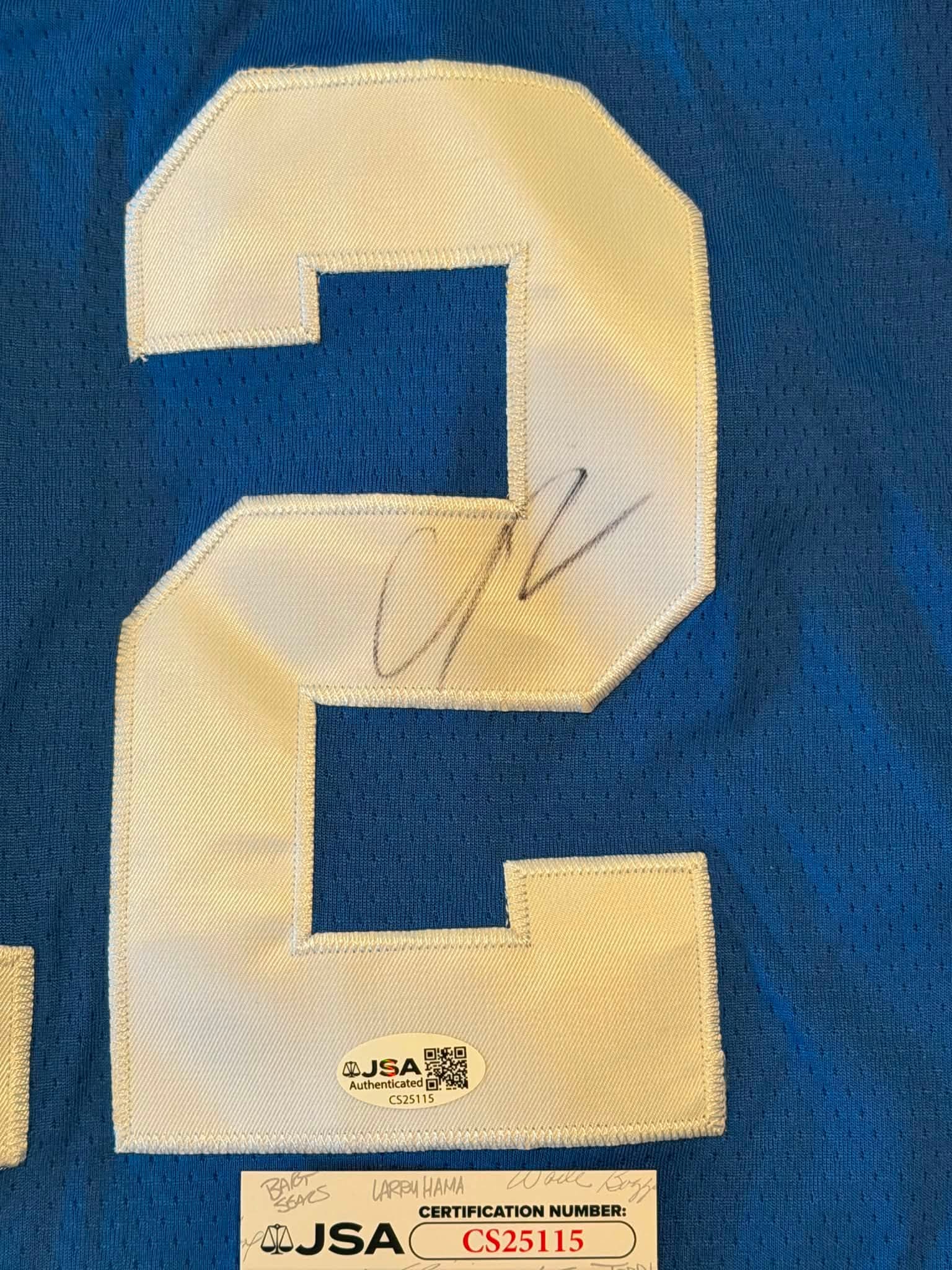 Cameron Boozer Signed Autographed Duke Blue Devils Jersey JSA COA