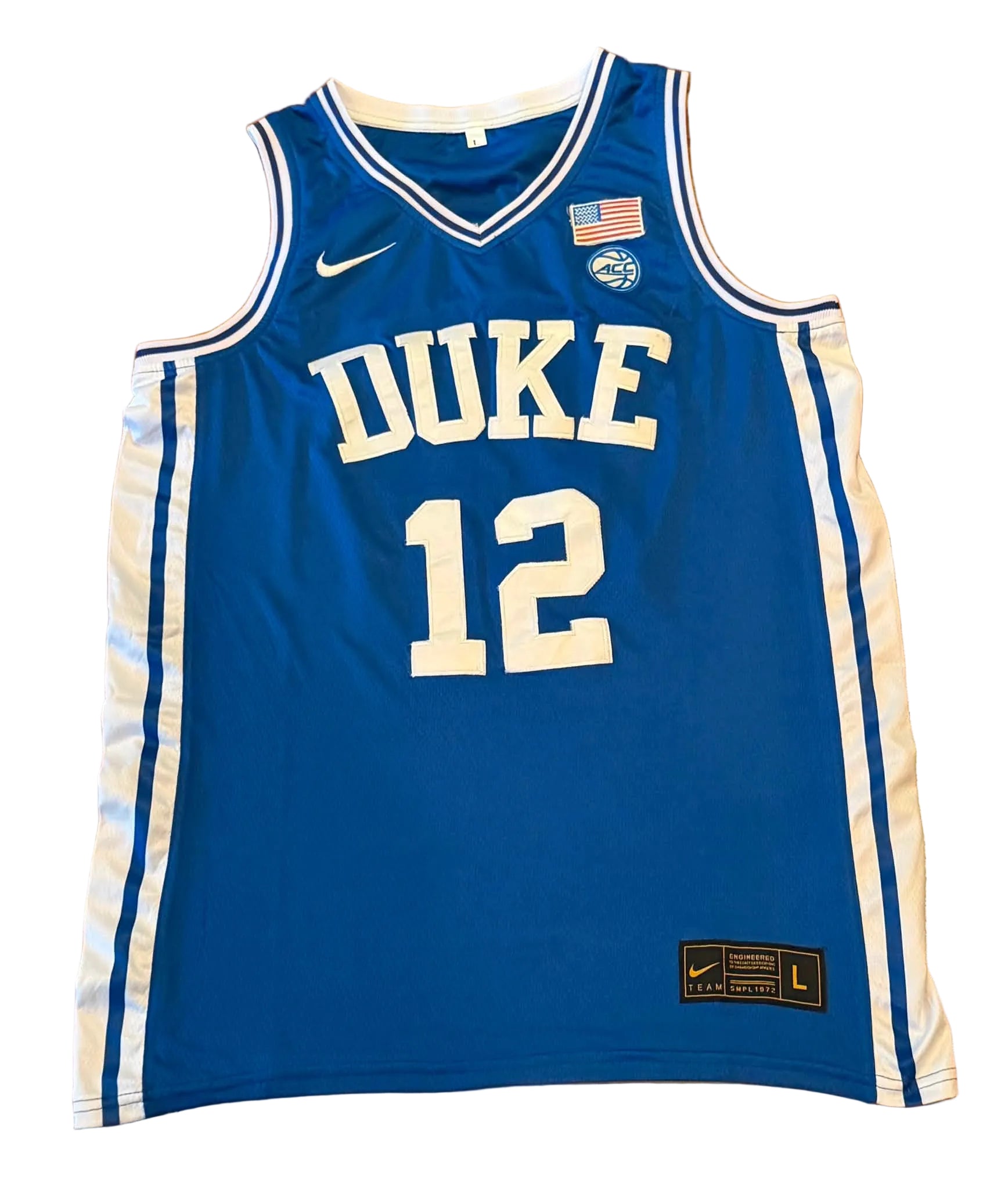 Cameron Boozer Signed Autographed Duke Blue Devils Jersey JSA COA