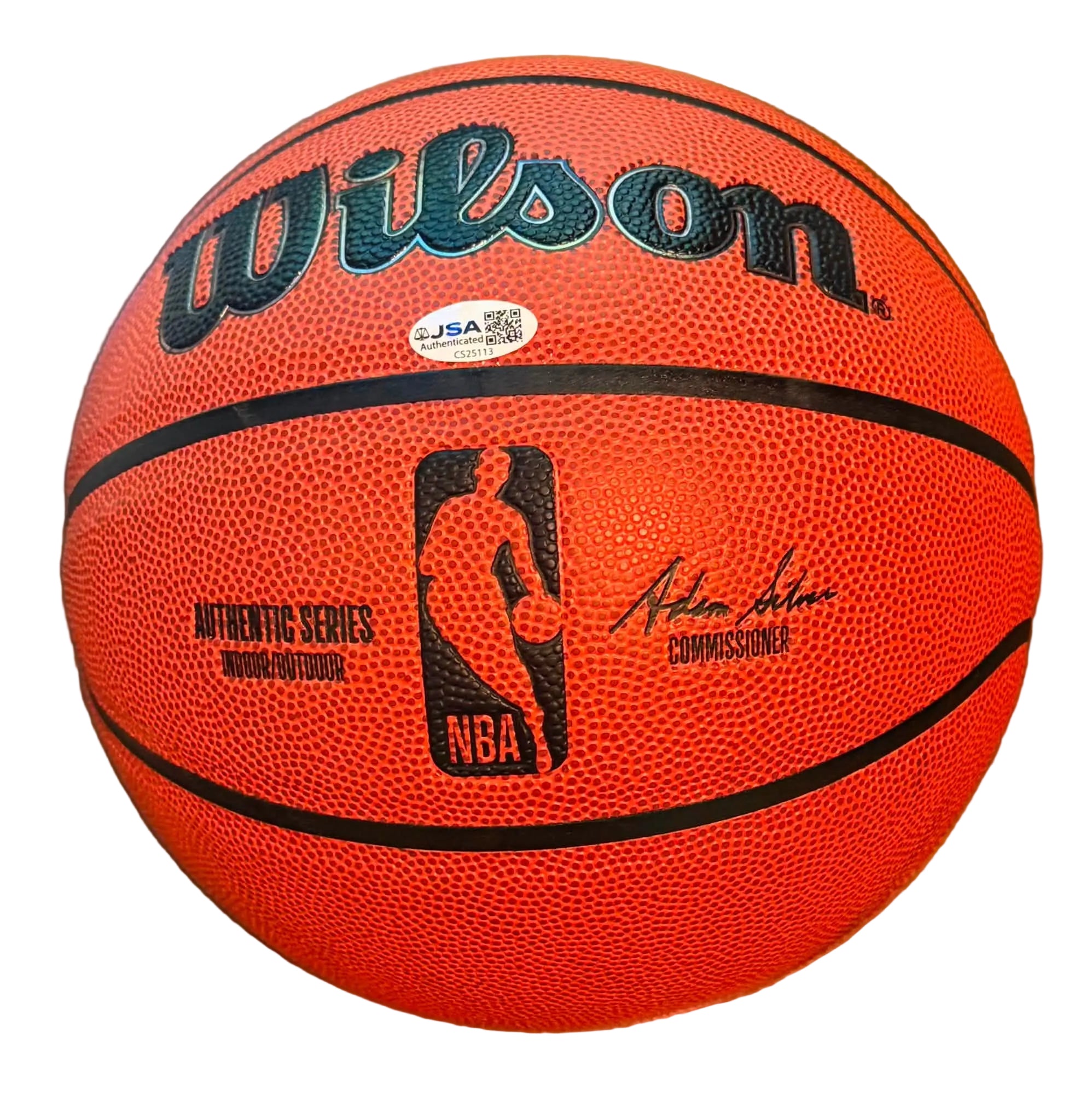 Cameron Boozer Autographed Official Wilson NBA Basketball JSA COA