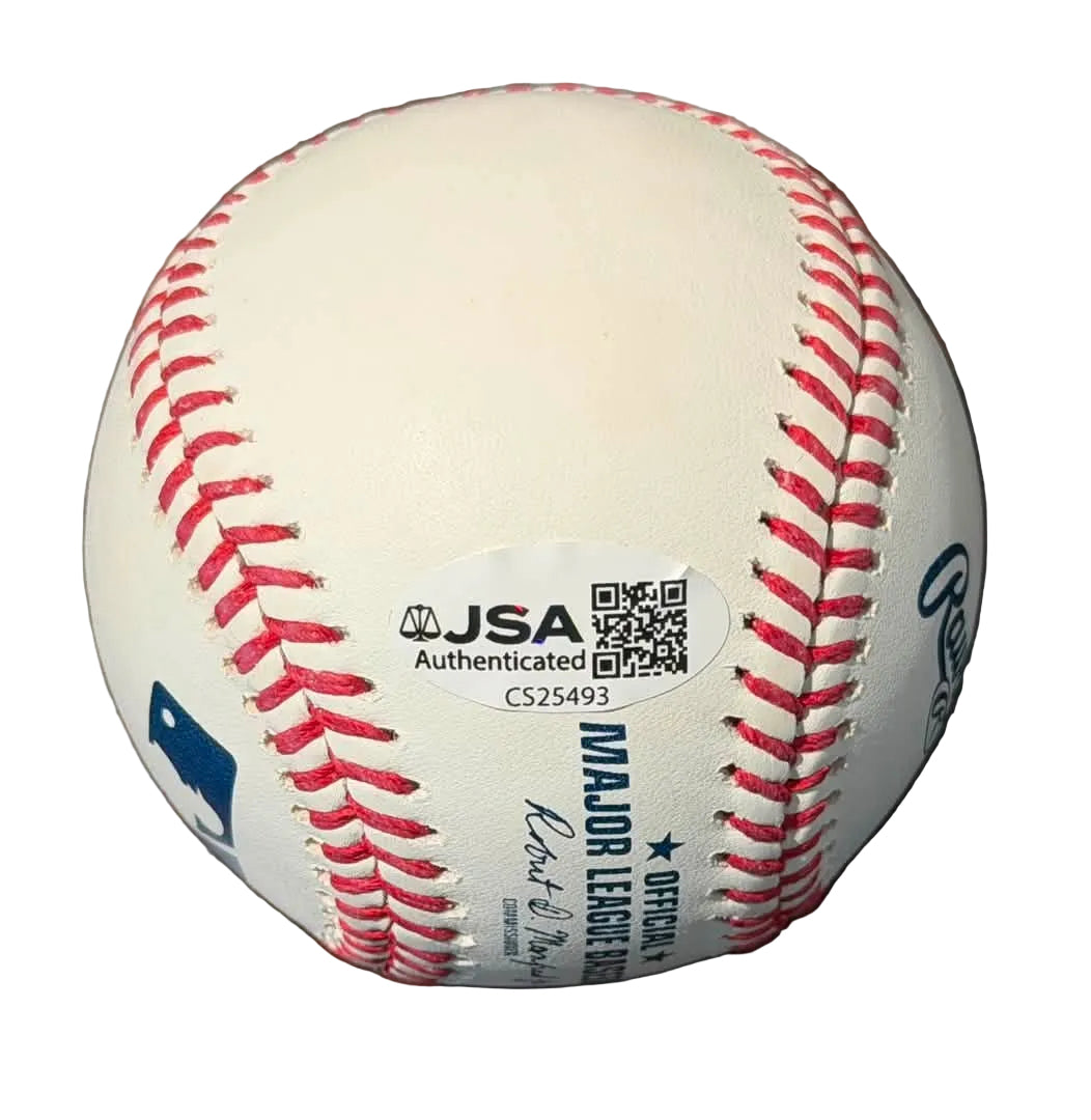 Max Scherzer Autographed Official MLB Baseball JSA COA Personalized to Chris