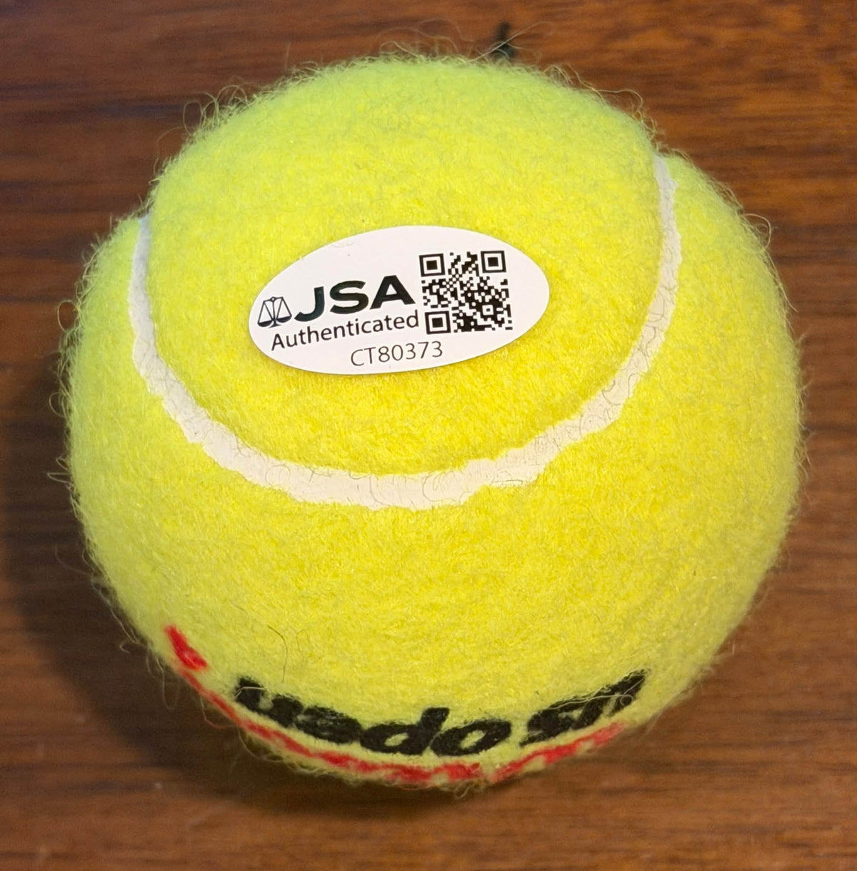 Flavio Cobolli Autographed US Open Tennis Ball JSA COA