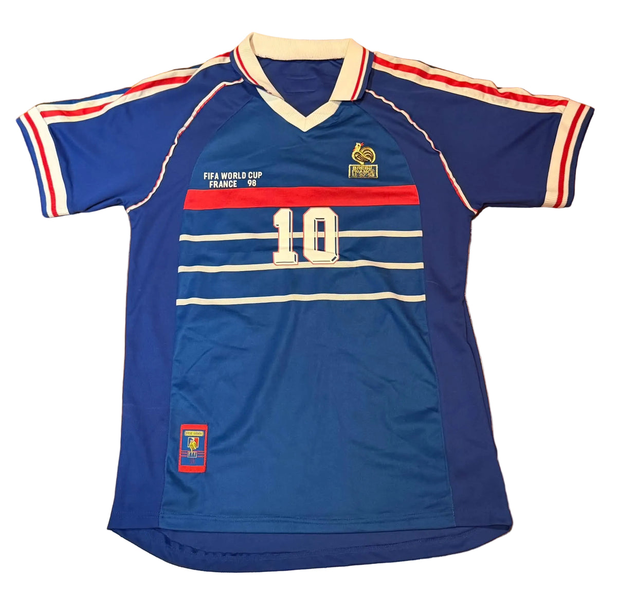 Zinedine Zidane Autographed 1998 France World Cup Jersey BAS