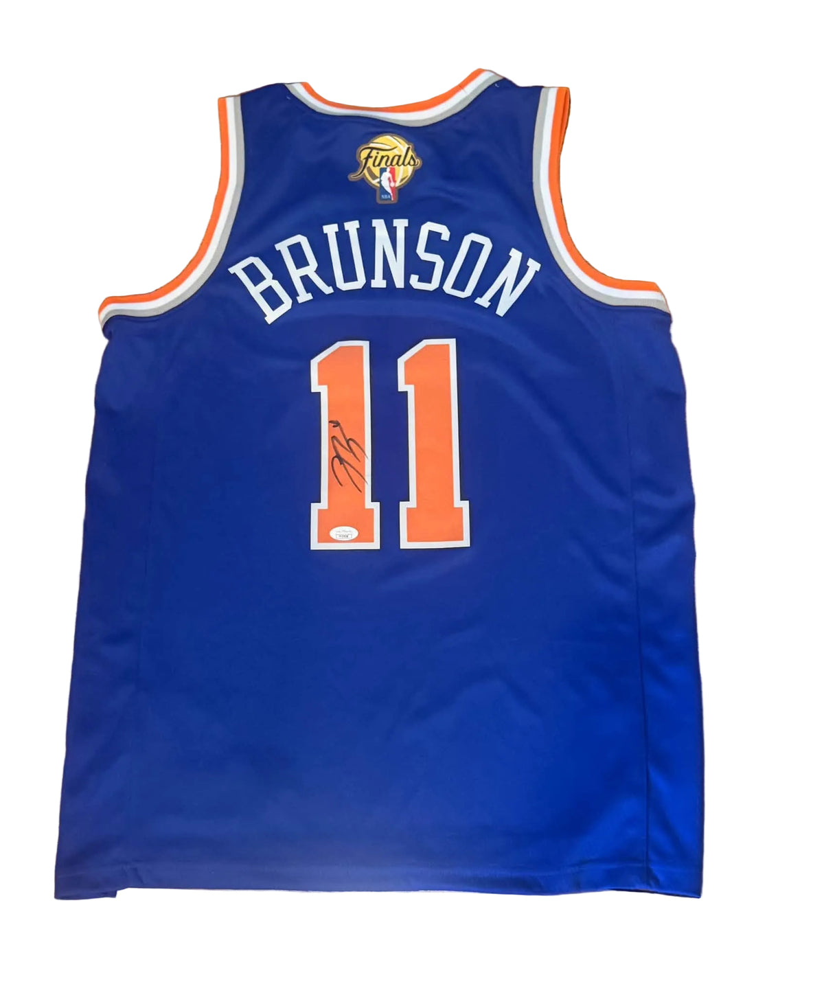Jalen Brunson Autographed New York Knicks NBA Finals Jersey JSA LOA