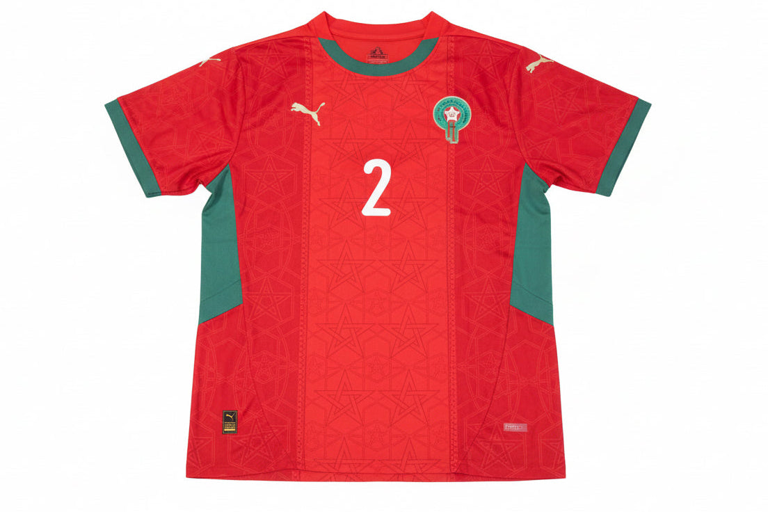 Achraf Hakimi Morocco Jersey Size L NWT-Right Off The Field