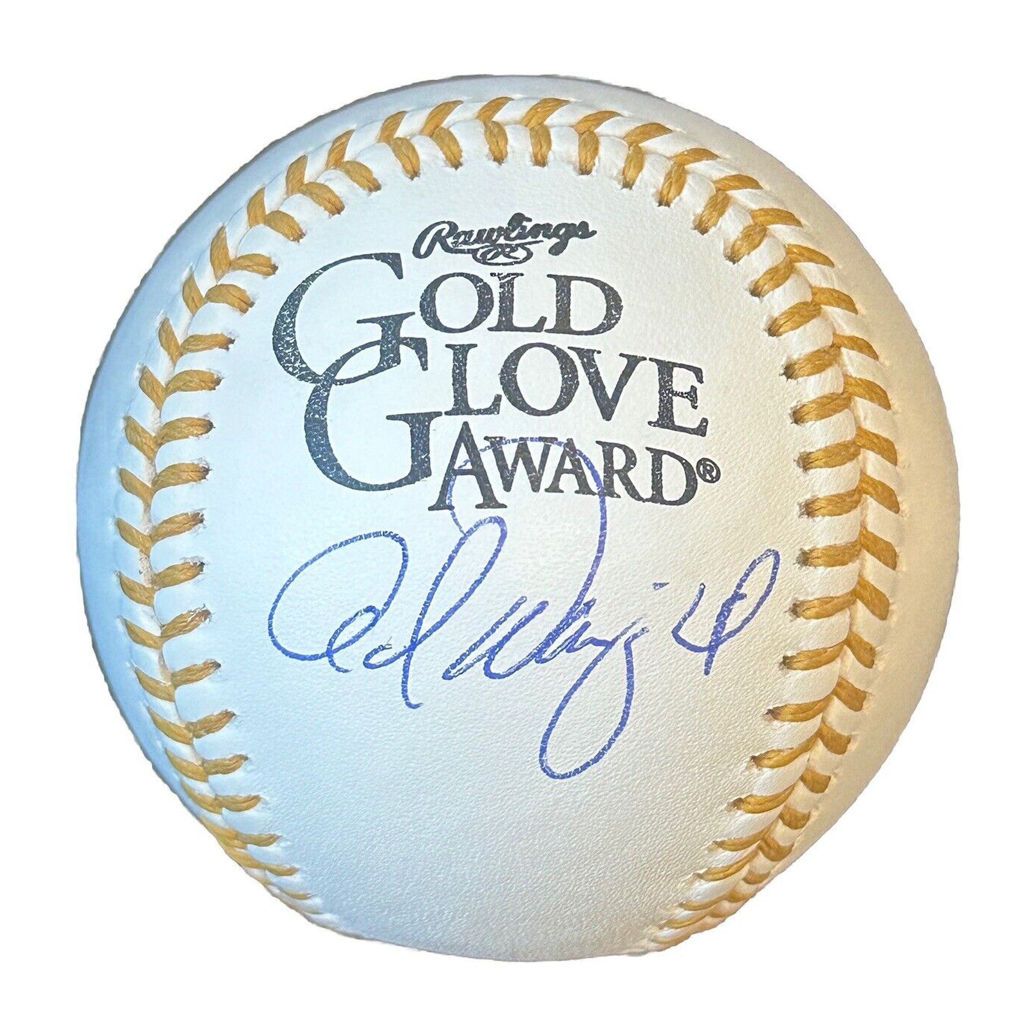 Adam Wainwright Signed Gold Glove Award Baseball JSA COA St. Louis Cardinals-Baseball-Right Off The Field