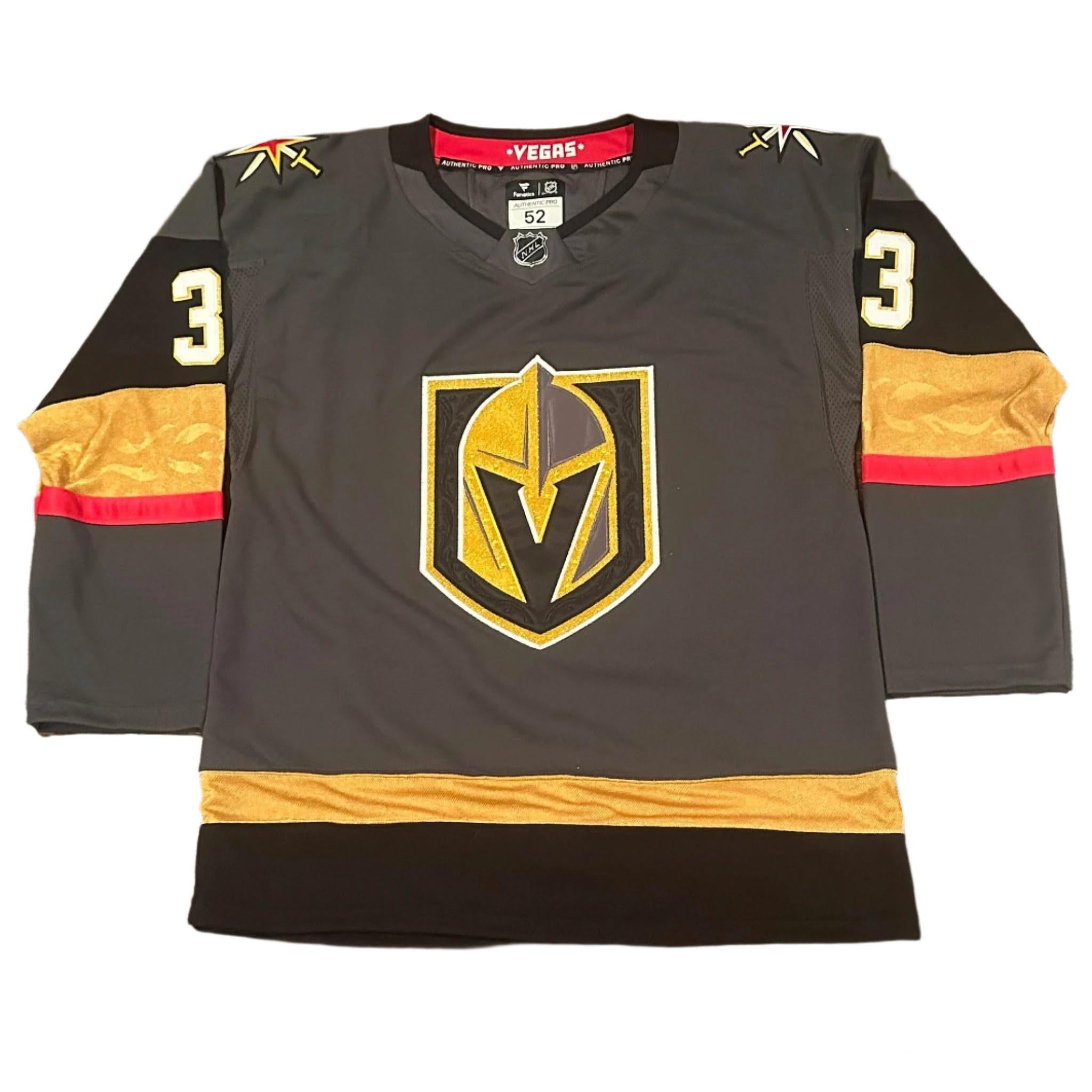 Adin Hill Vegas Golden Knights Autographed Jersey JSA COA-Right Off The Field
