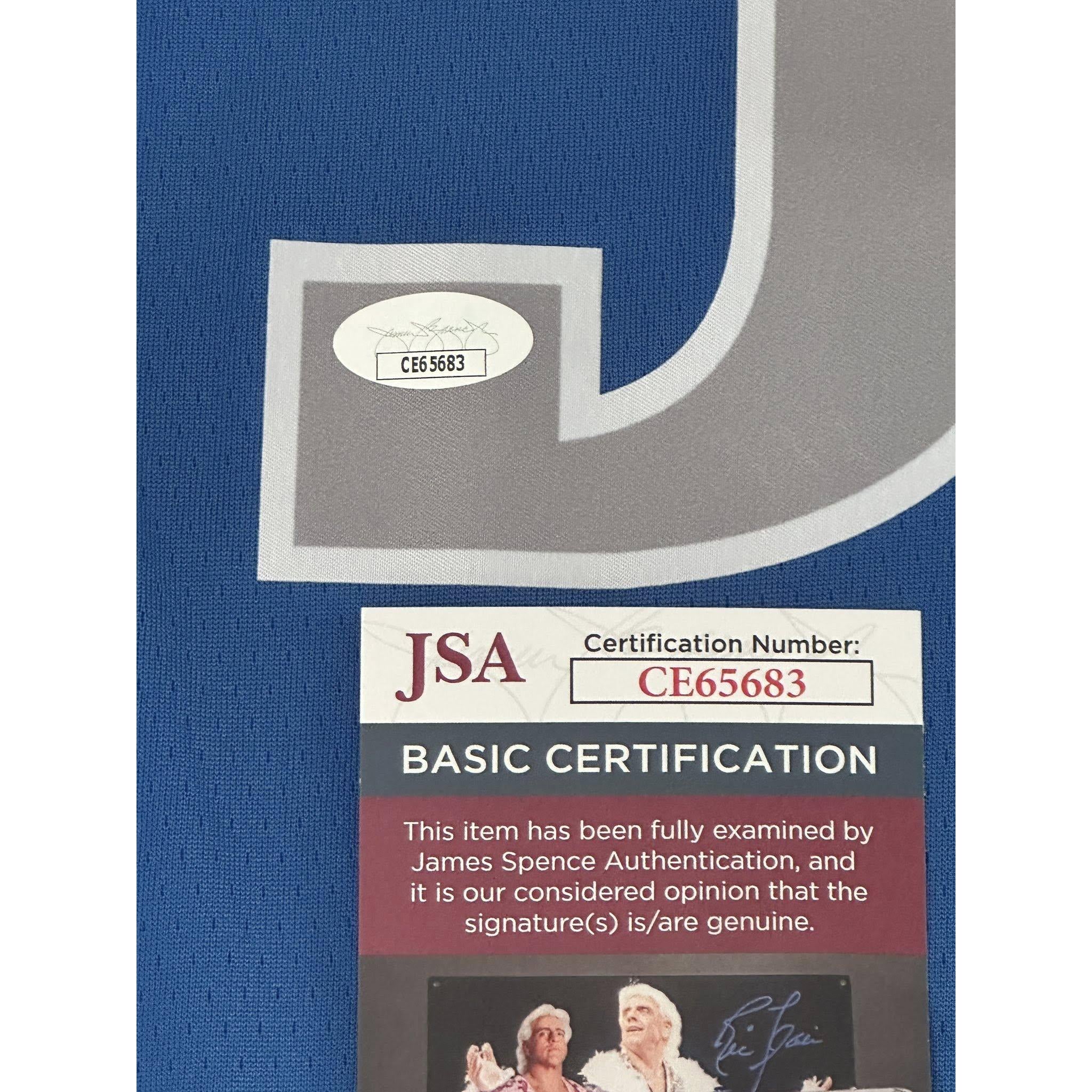 Anthony Davis Autographed Dallas Mavericks Jersey JSA COA-Right Off The Field