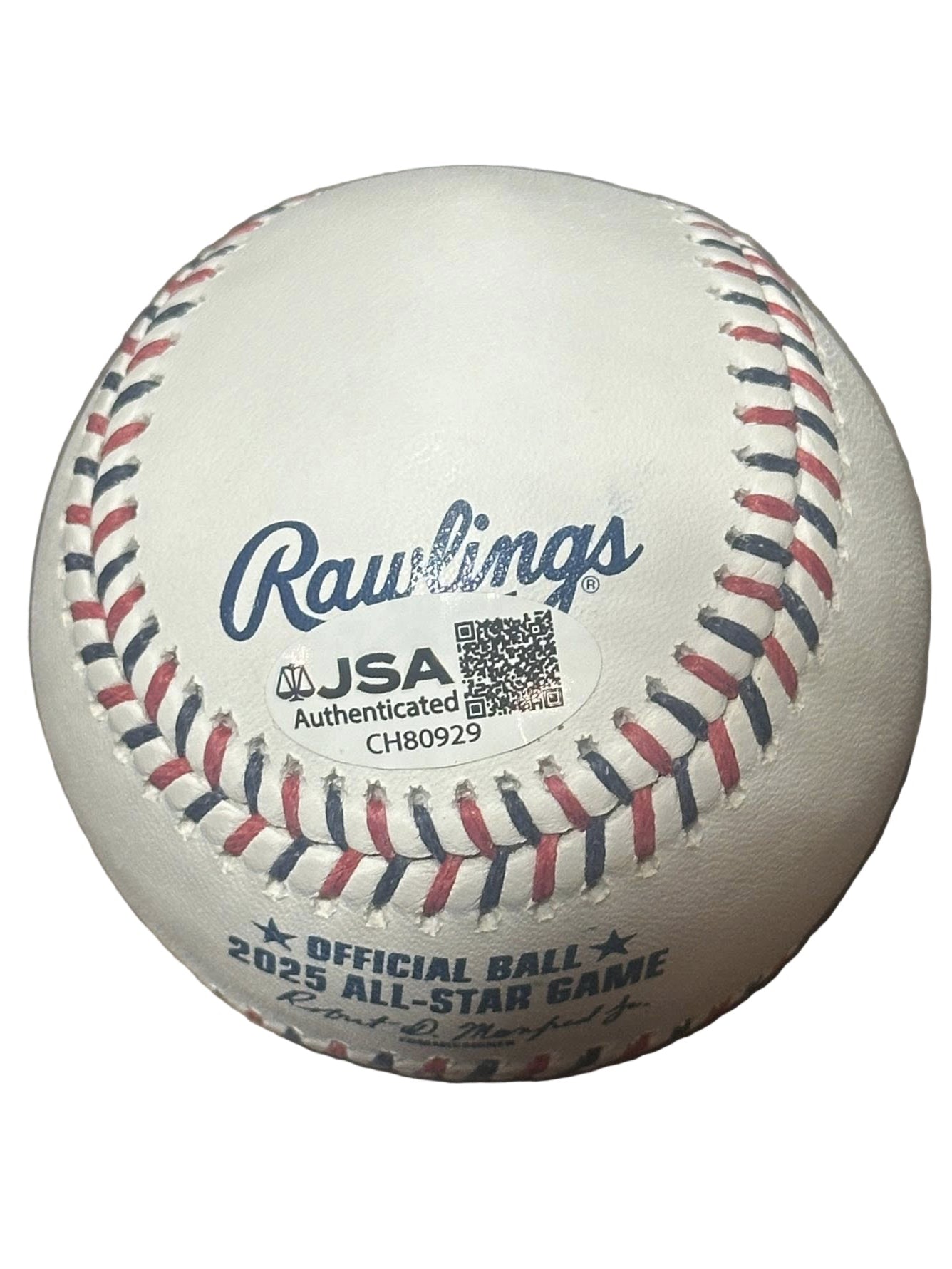 Aroldis Chapman Autographed 2025 All Star Game Baseball JSA COA Boston Red Sox-Right Off The Field