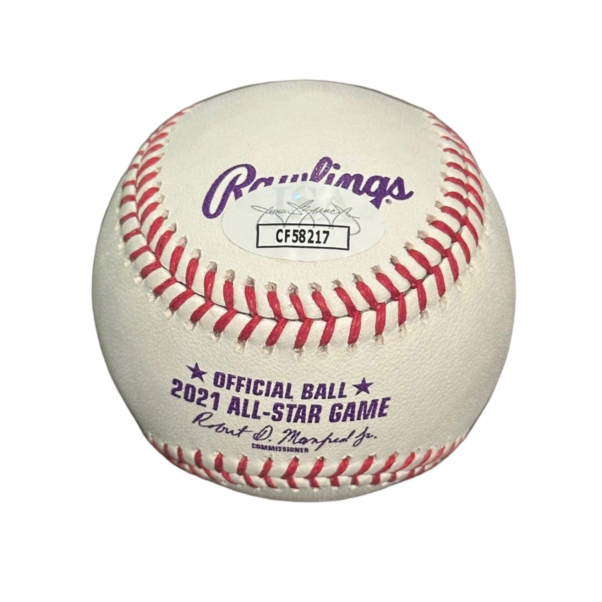 Aroldis Chapman New York Yankees Autographed 2021 All Star Game Baseball JSA COA-Right Off The Field