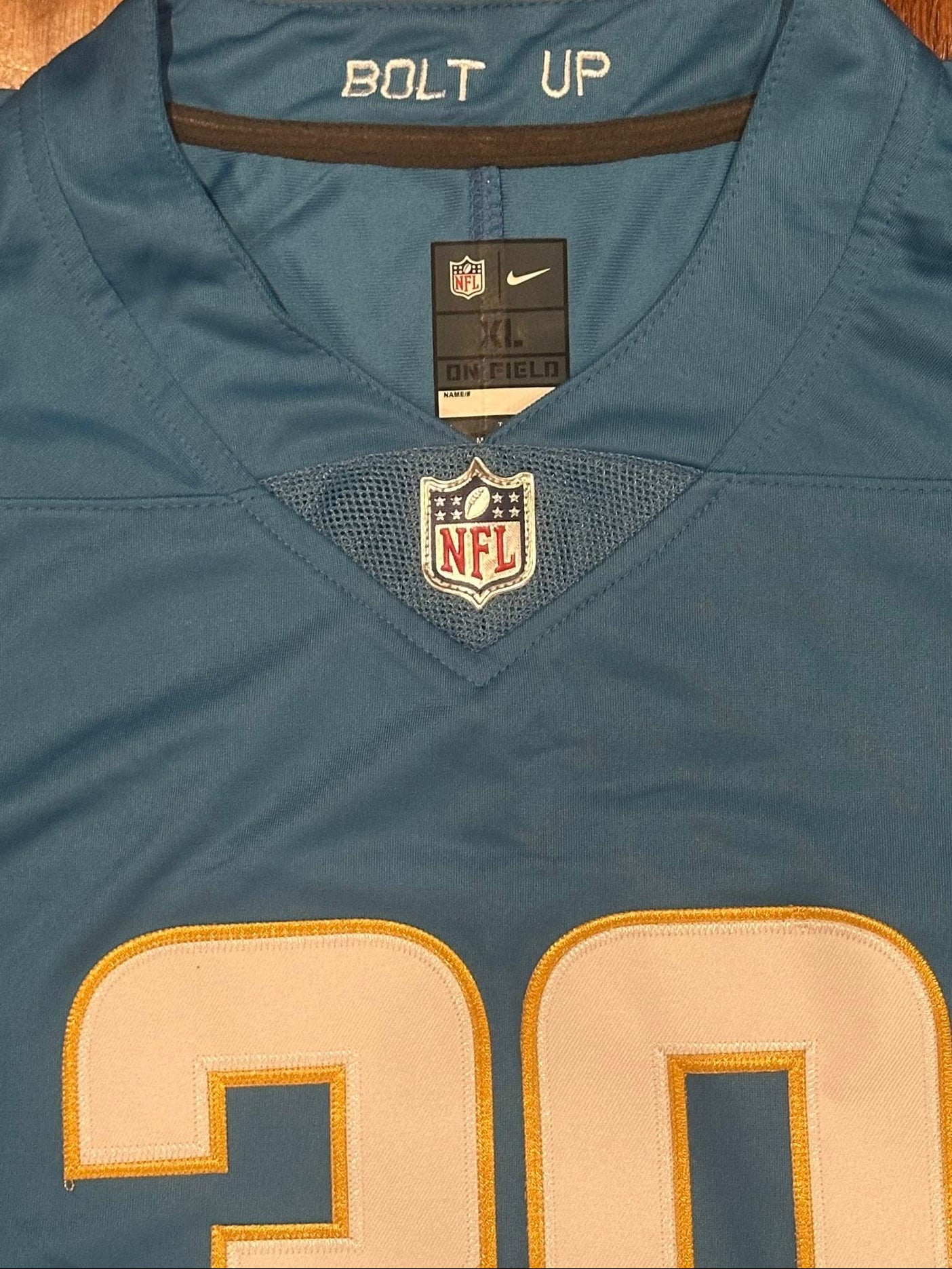 Austin Ekeler Los Angeles Chargers Jersey Size XL-Right Off The Field