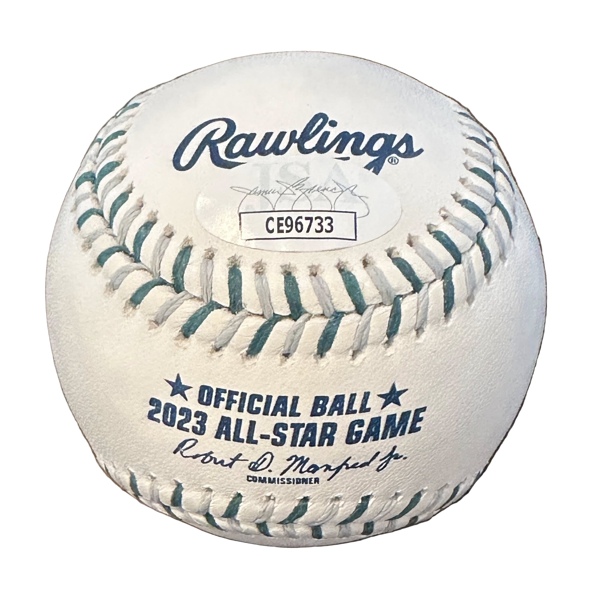 Austin Riley Atlanta Braves Autographed 2023 MLB All Star Game Baseball JSA COA-Right Off The Field