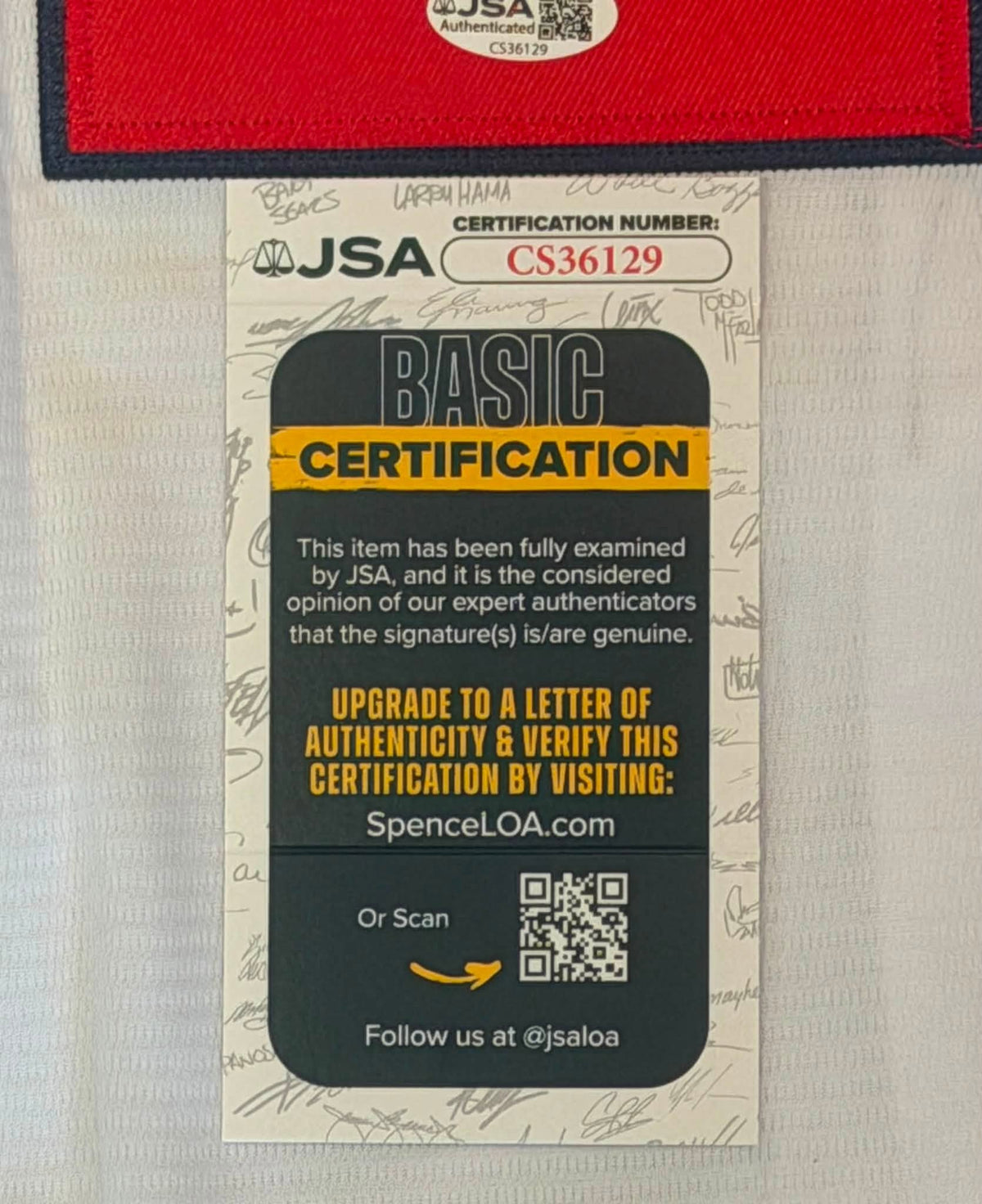 Austin Riley Signed Autographed Atlanta Braves Jersey JSA COA-Right Off The Field